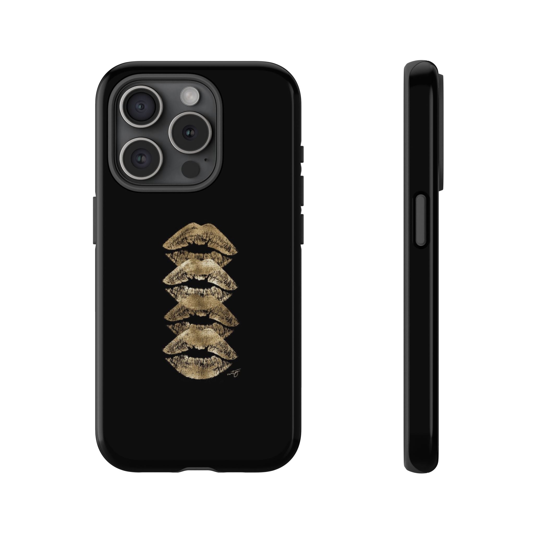 Golden Lipstick Phone Case