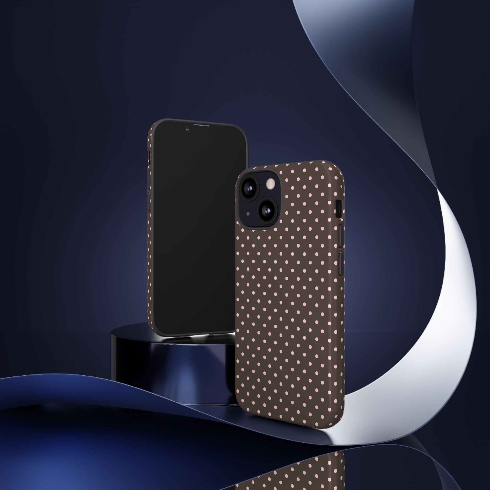 Brown Polka Phone Case