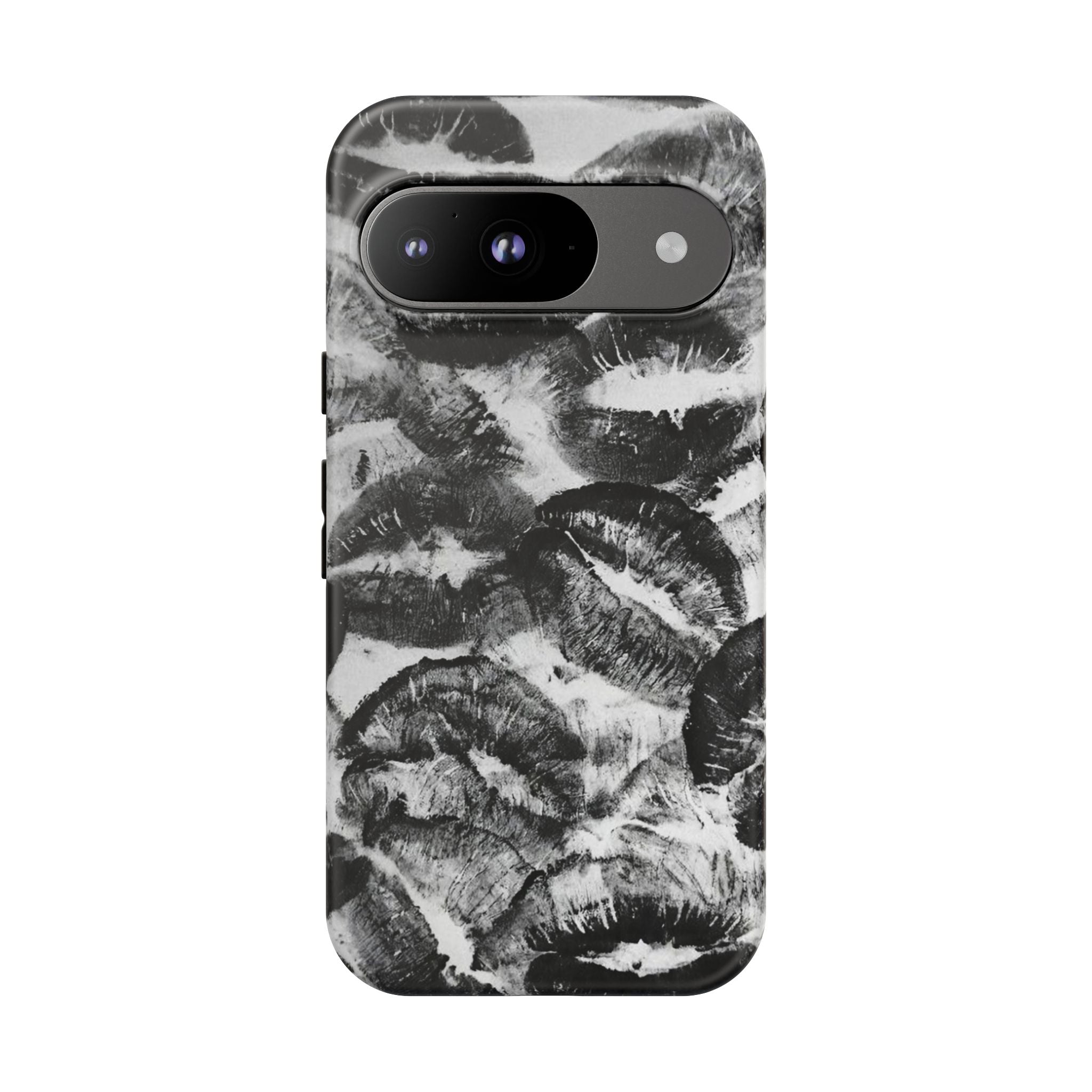 Black and Kiss Design Phone Case