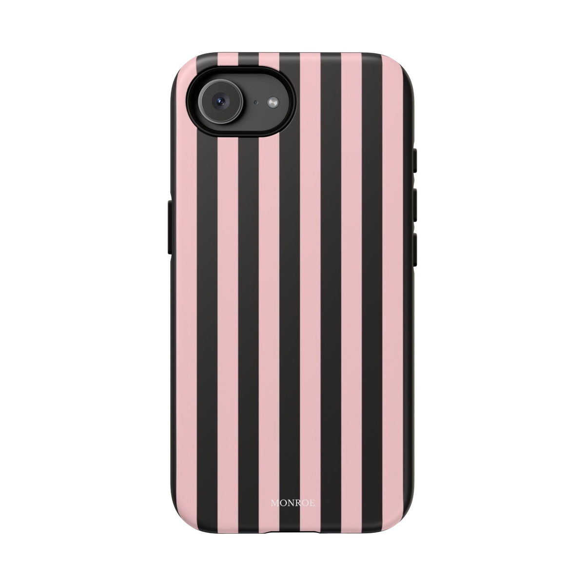 Striped Pink & Black Tough Case