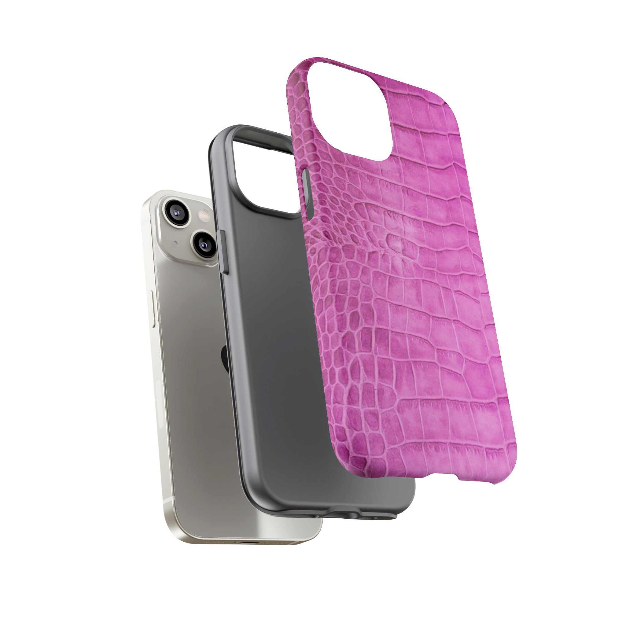 Purple Croc Phone Case