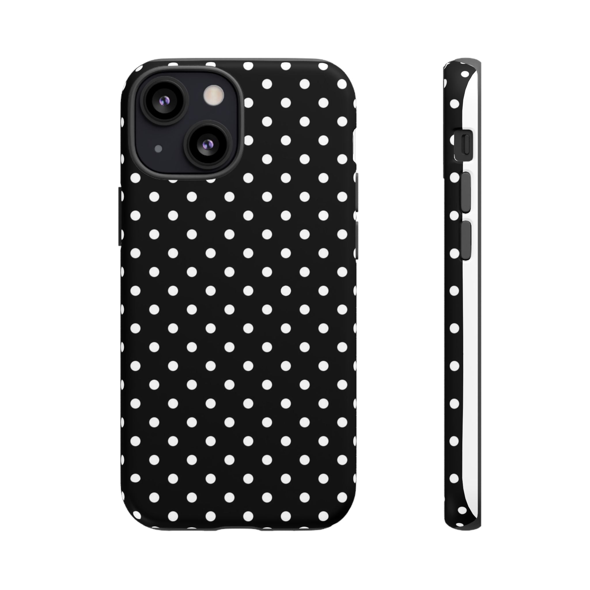 Black Polka Dot Phone Case