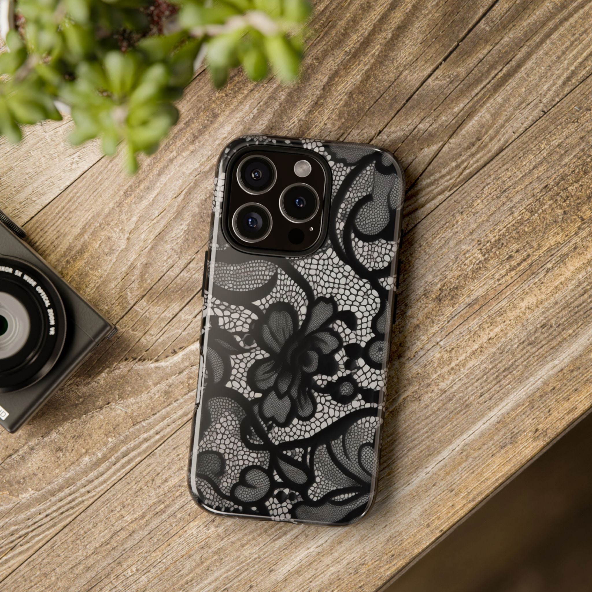 Black Lace Phone Case
