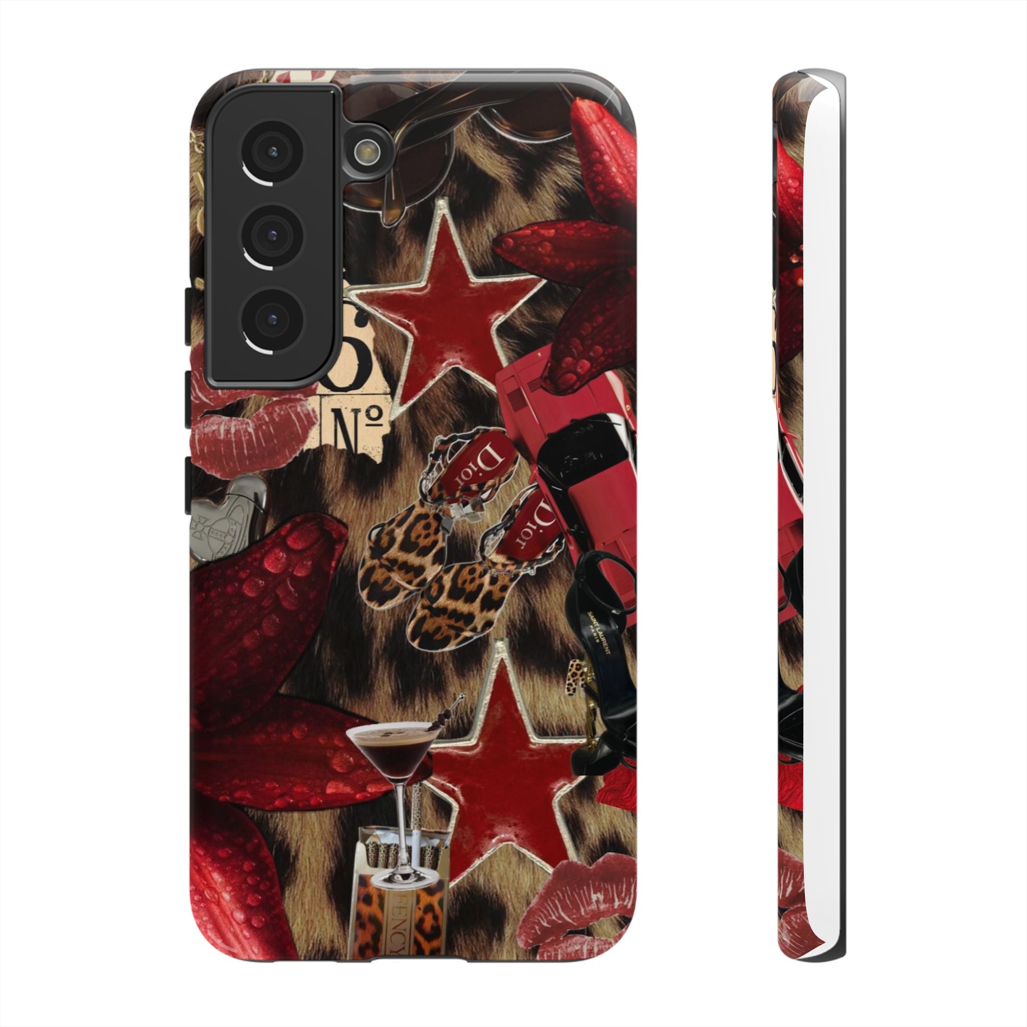 Cheetah Red Phone Case