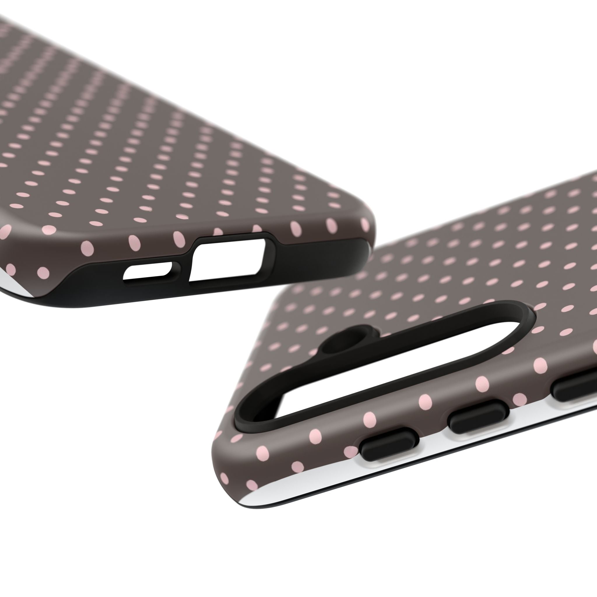 Brown Polka Phone Case