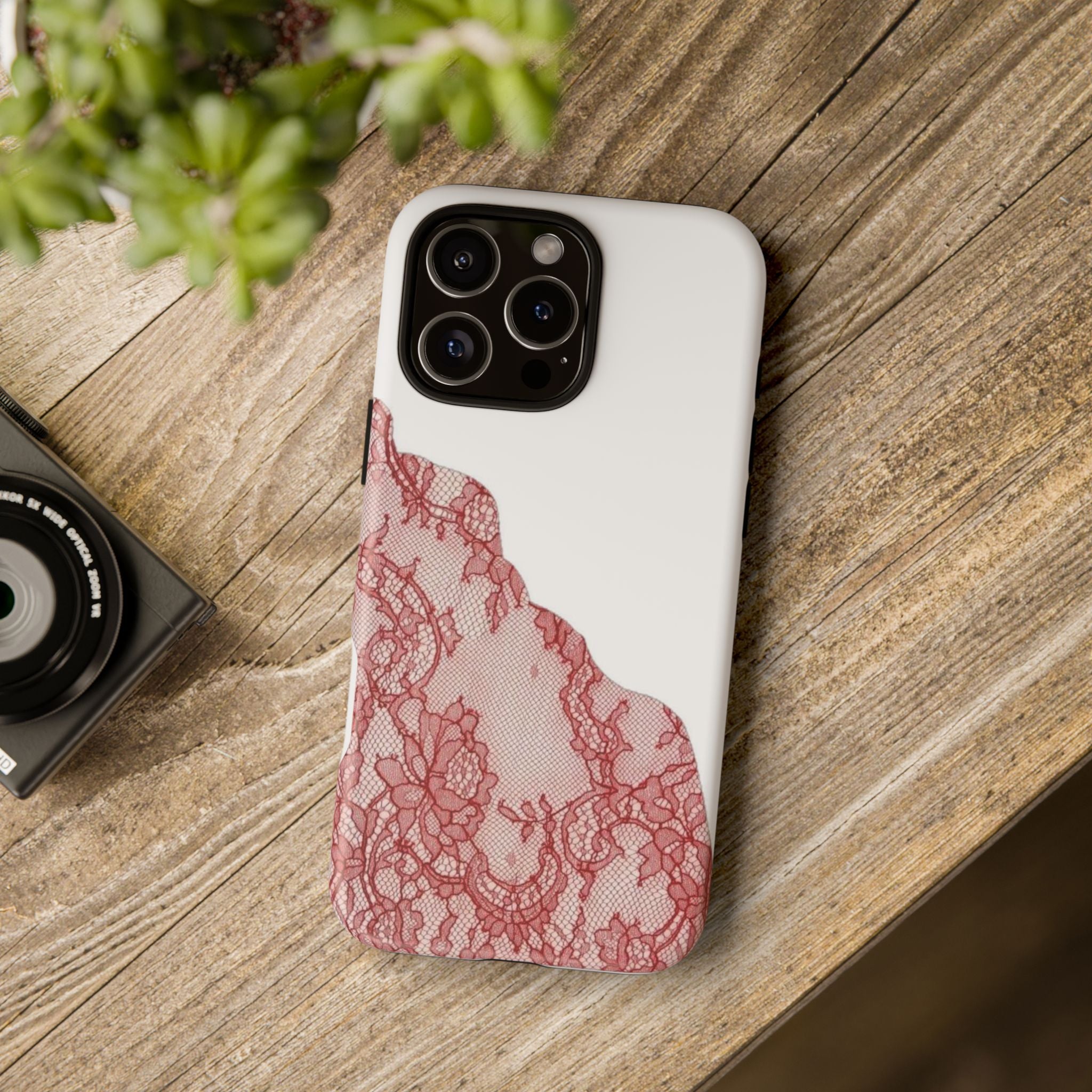 Red Lace Phone Case