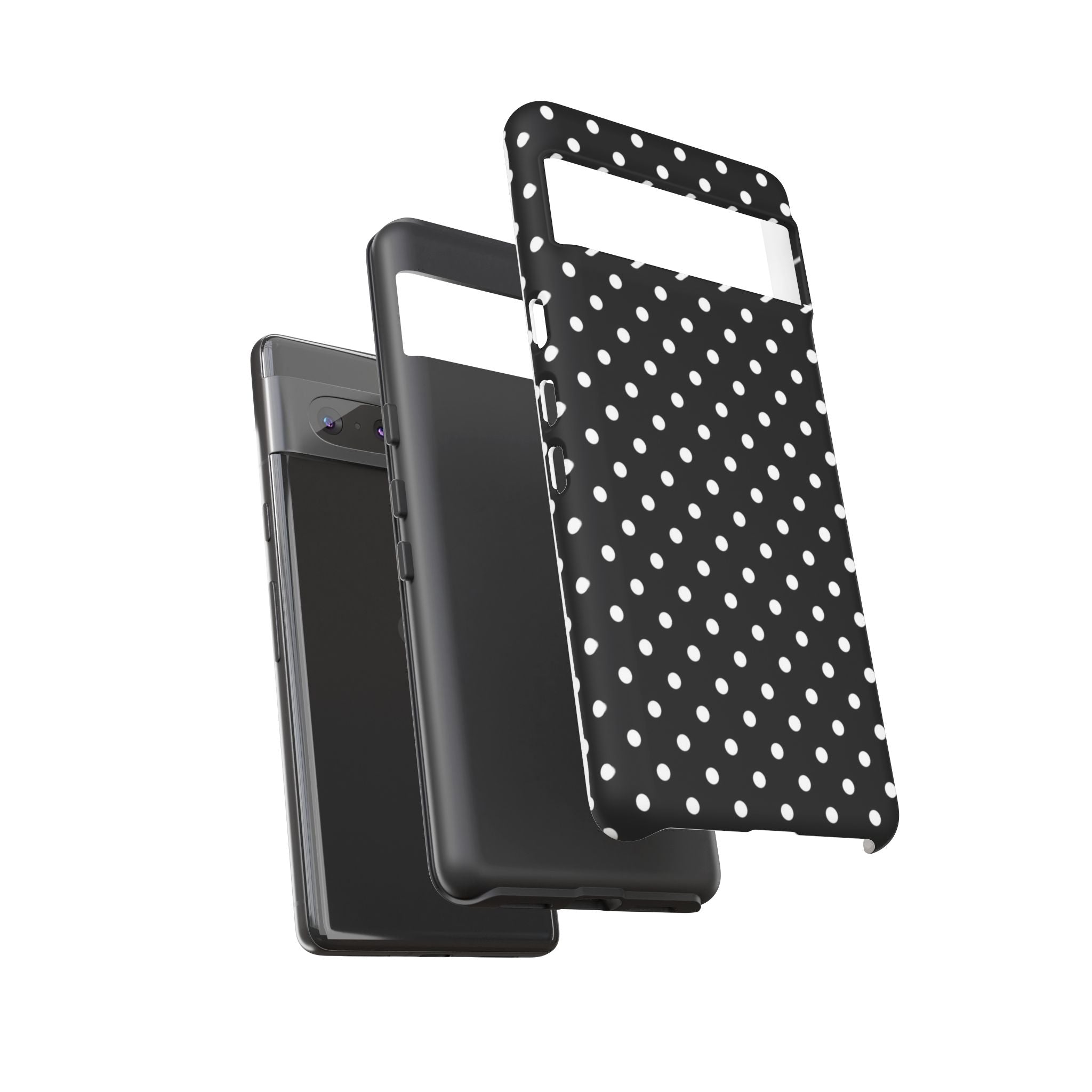 Black Polka Dot Phone Case