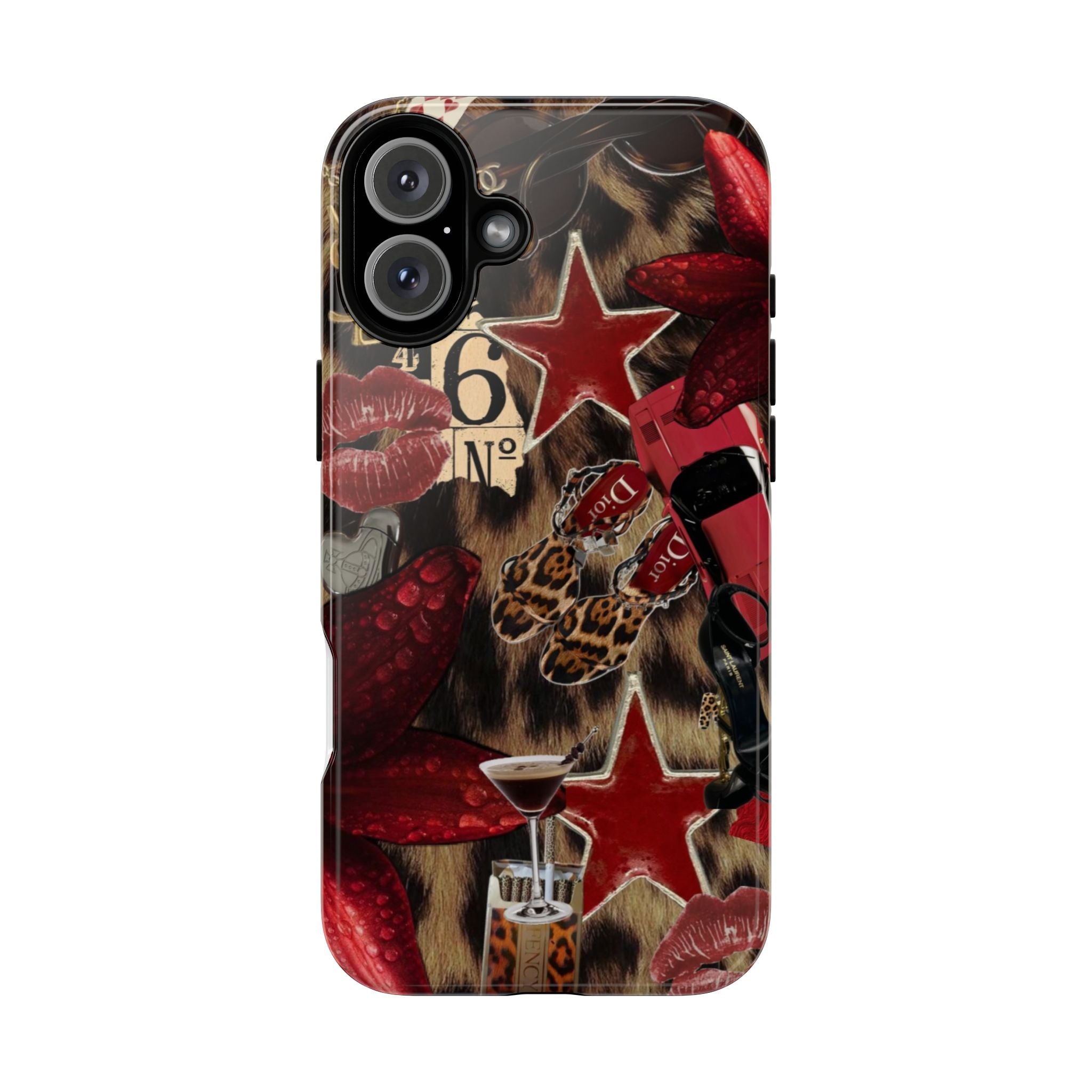 Cheetah Red Phone Case