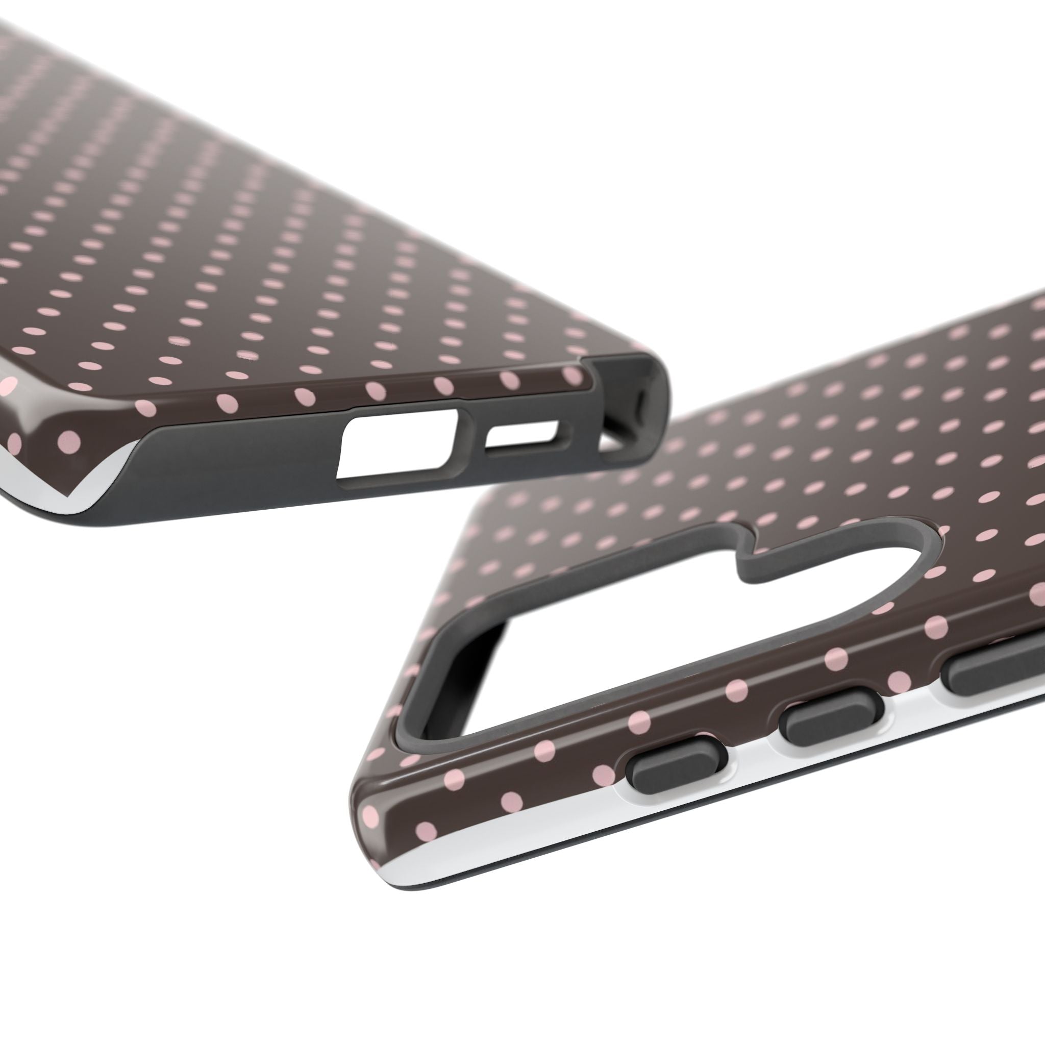 Brown Polka Phone Case