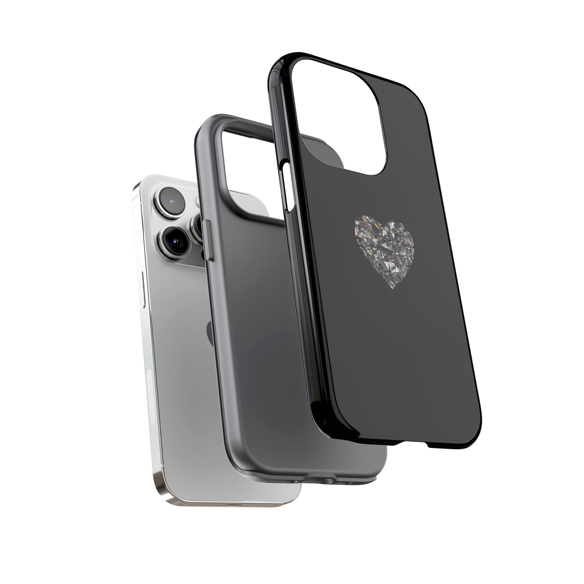 Crystal Heart Phone Case