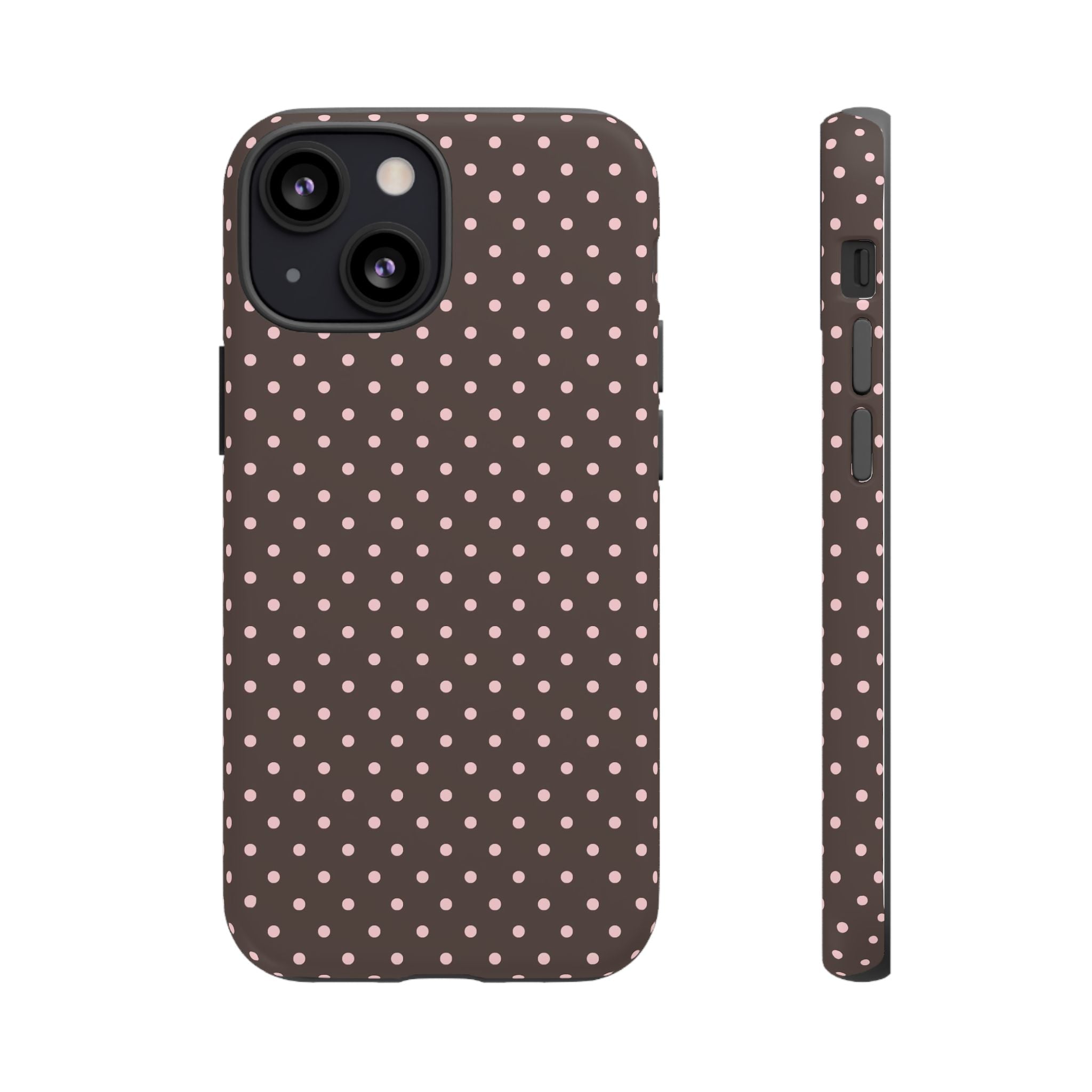 Brown Polka Phone Case
