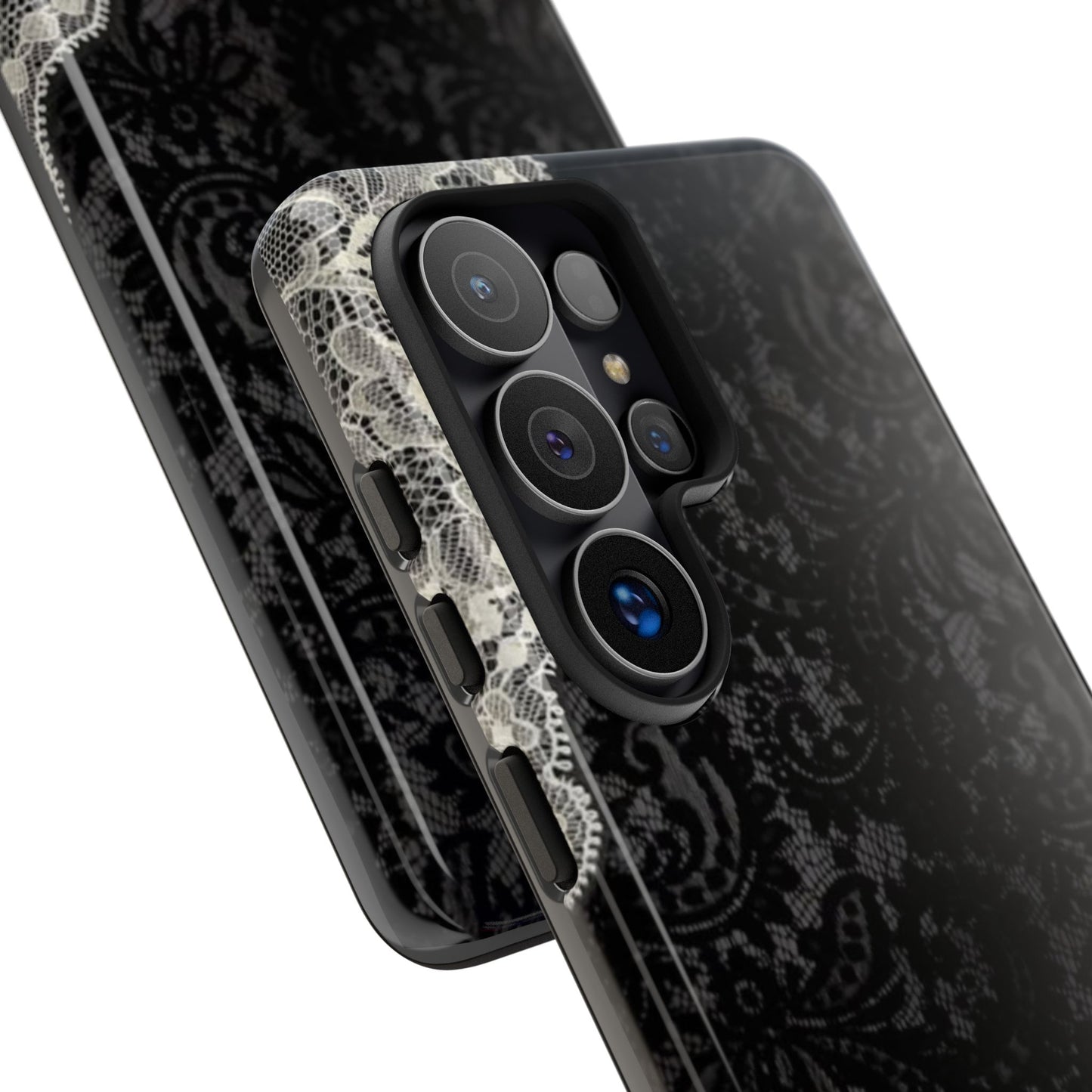 Black & White Edged Tough Case