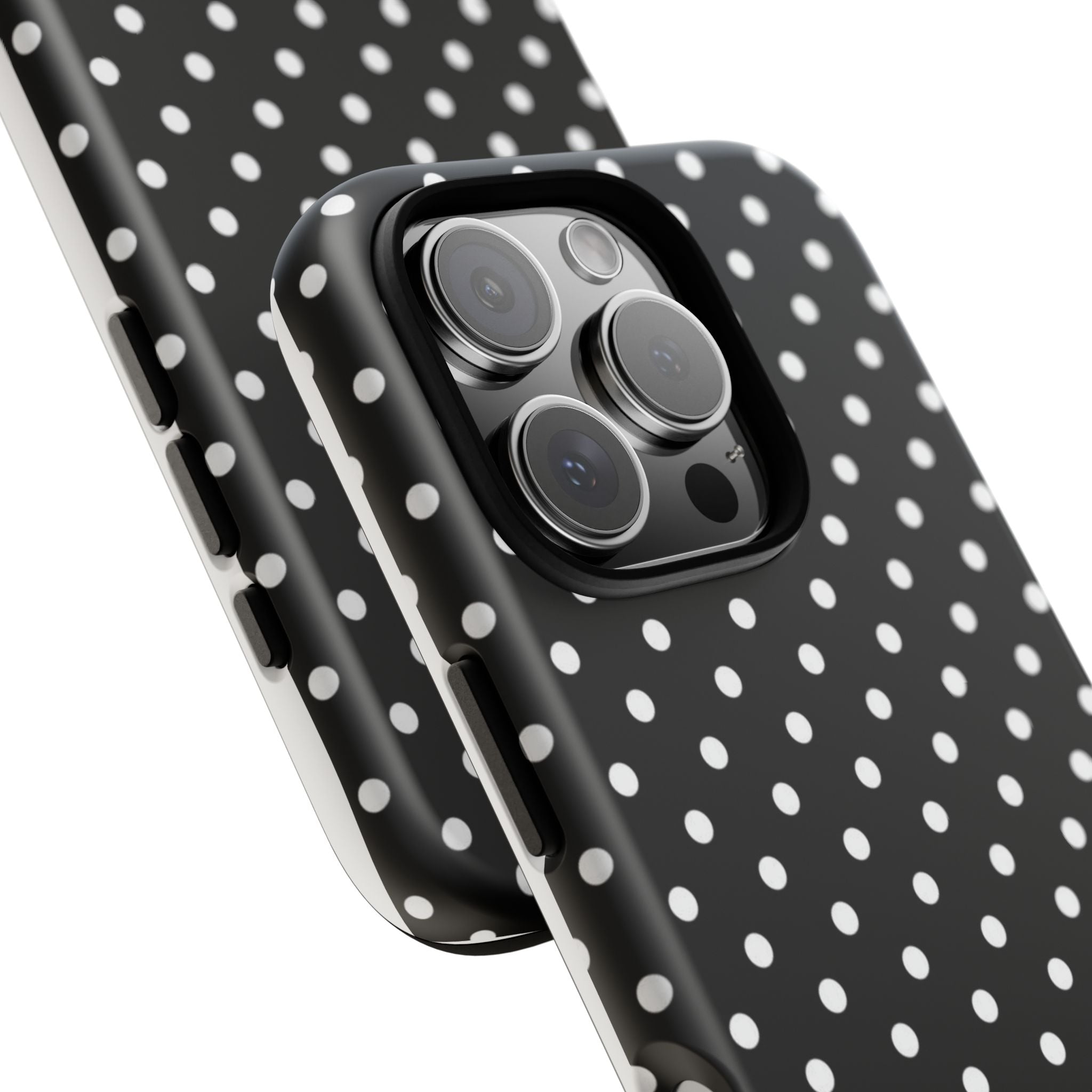 Black Polka Dot Phone Case