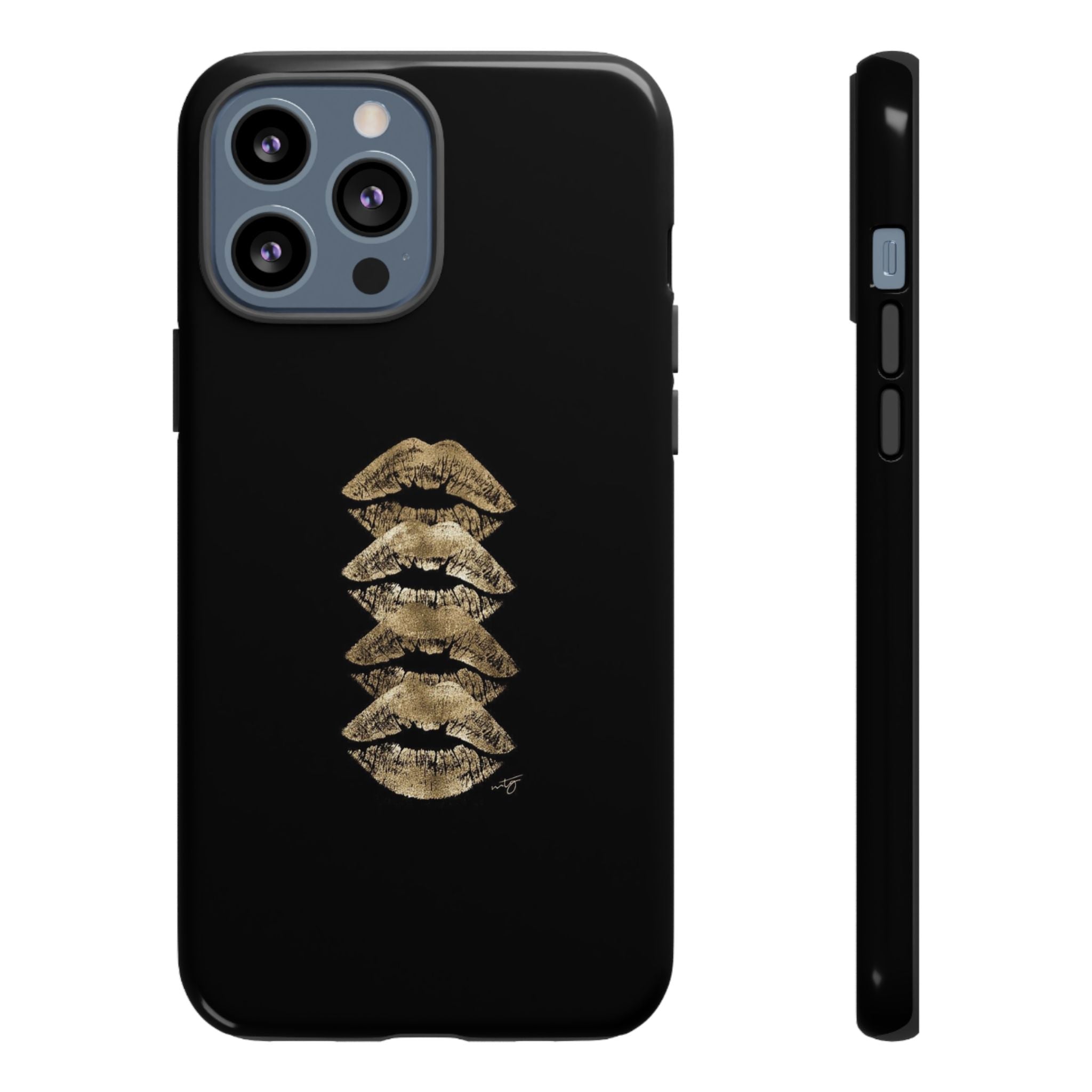 Golden Lipstick Phone Case