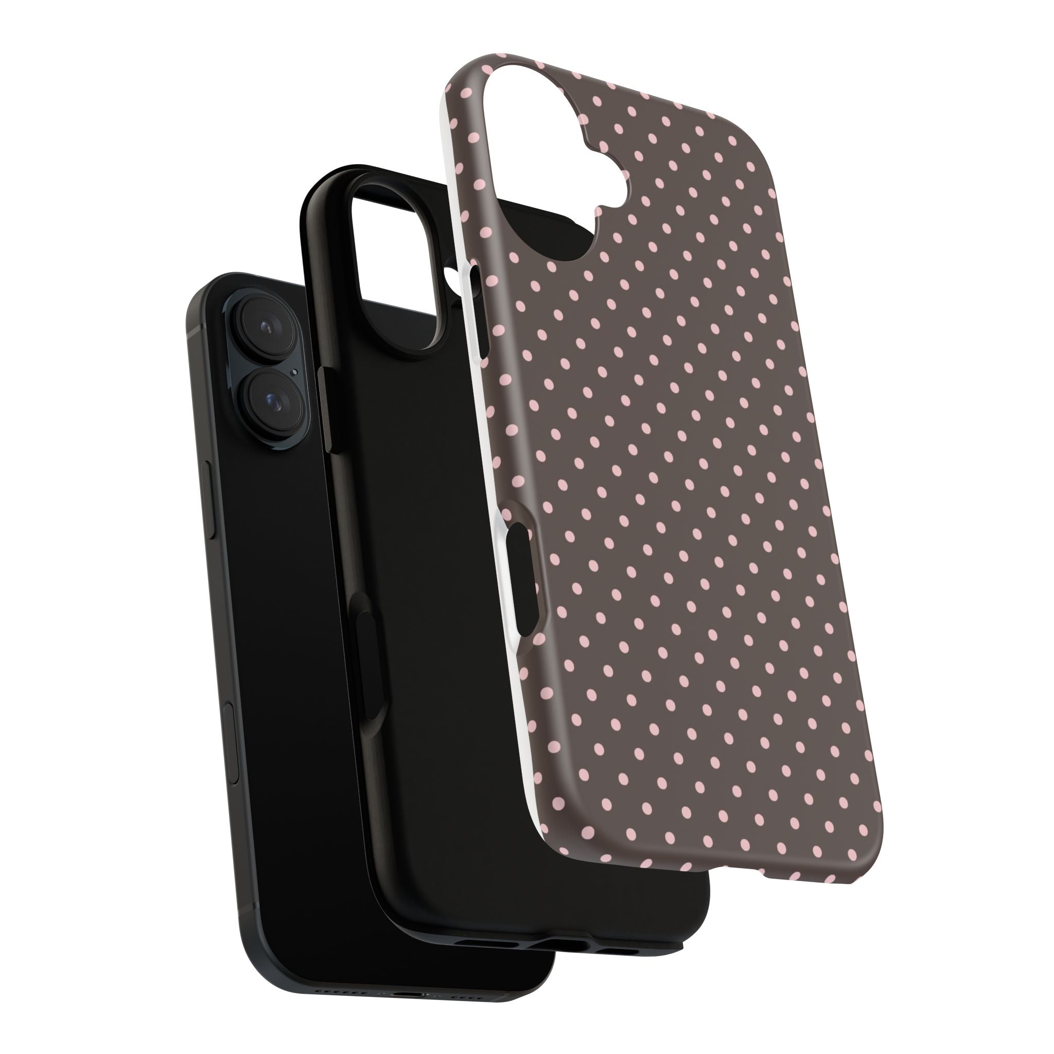 Brown Polka Phone Case