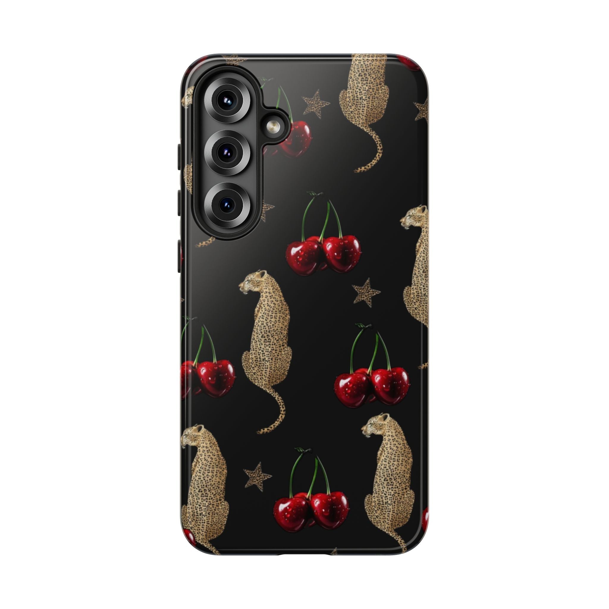 Leopards & Cherries Phone Case