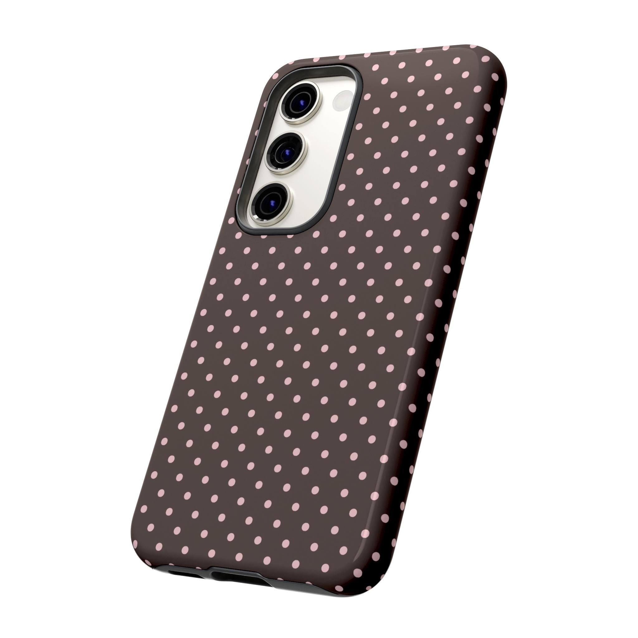 Brown Polka Phone Case