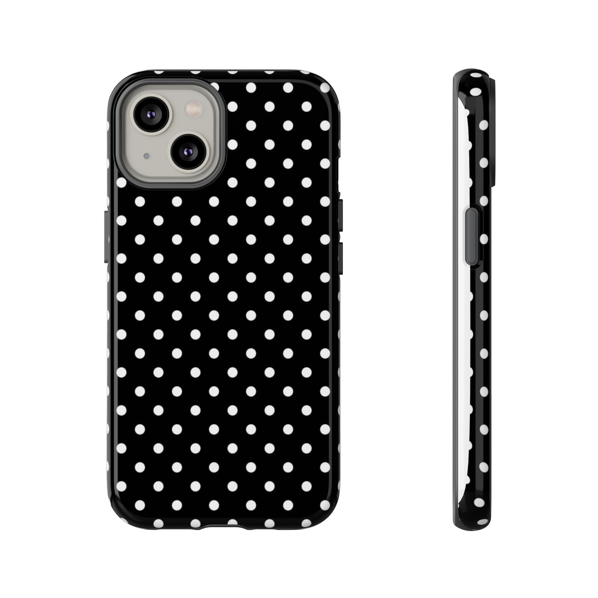 Black Polka Dot Phone Case