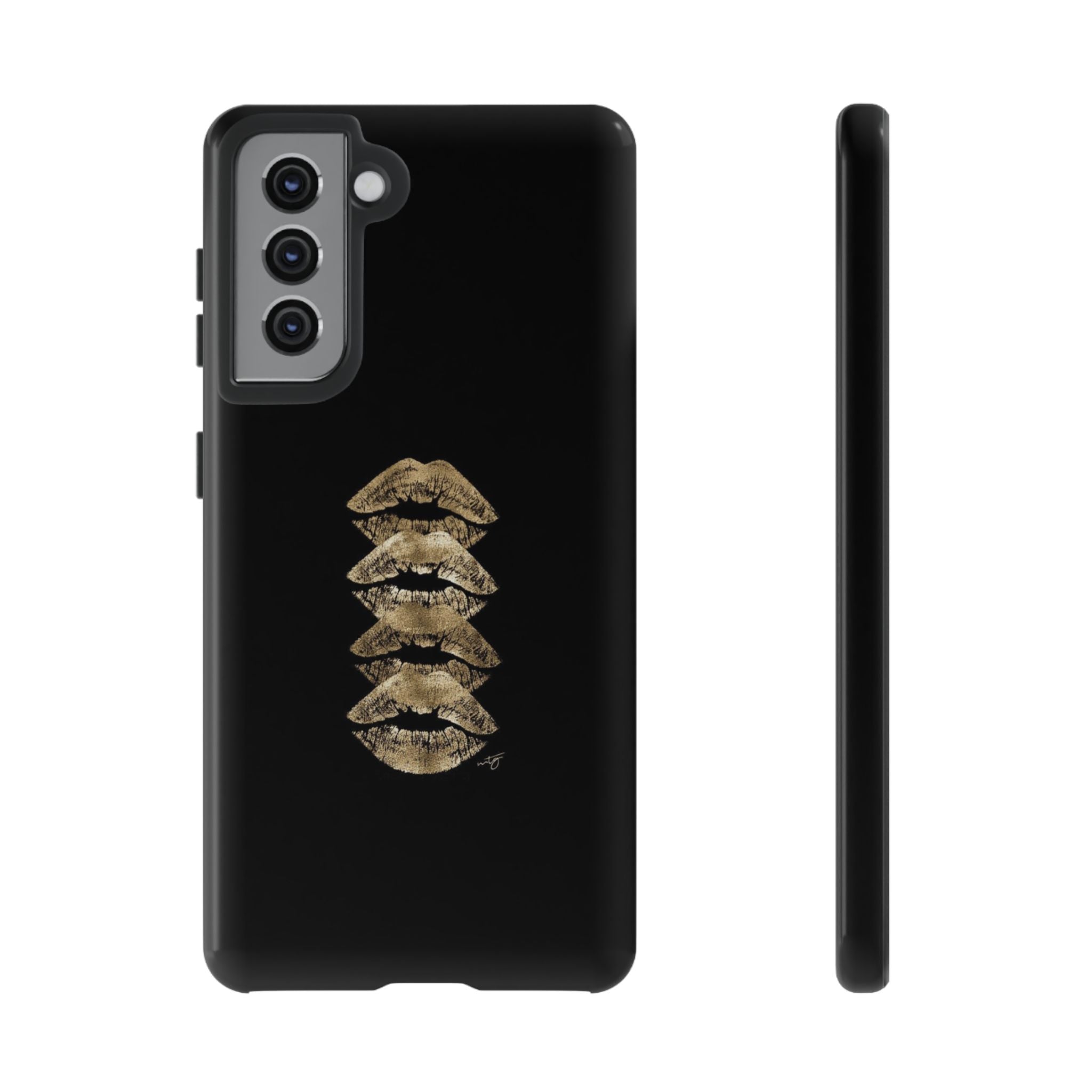 Golden Lipstick Phone Case