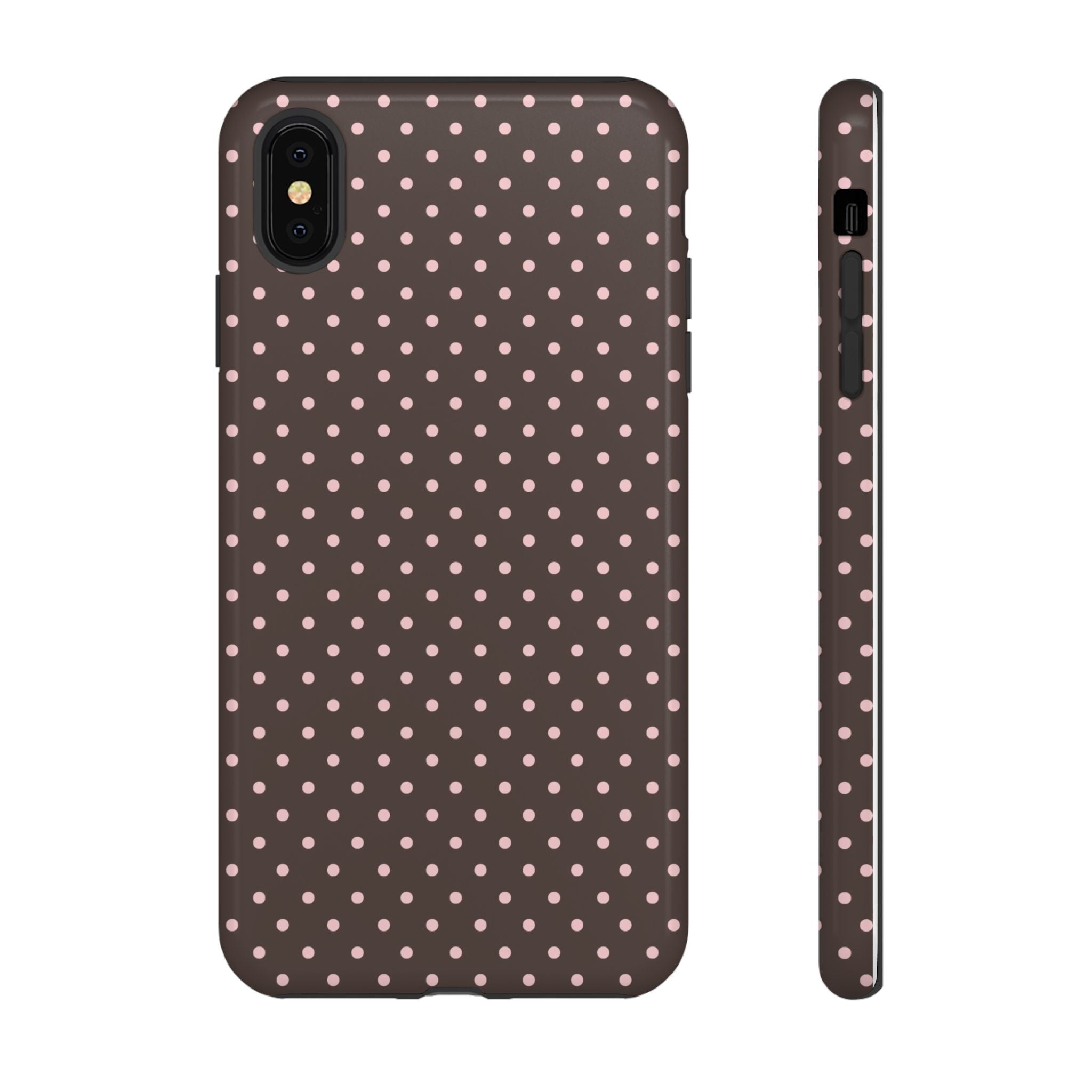 Brown Polka Phone Case