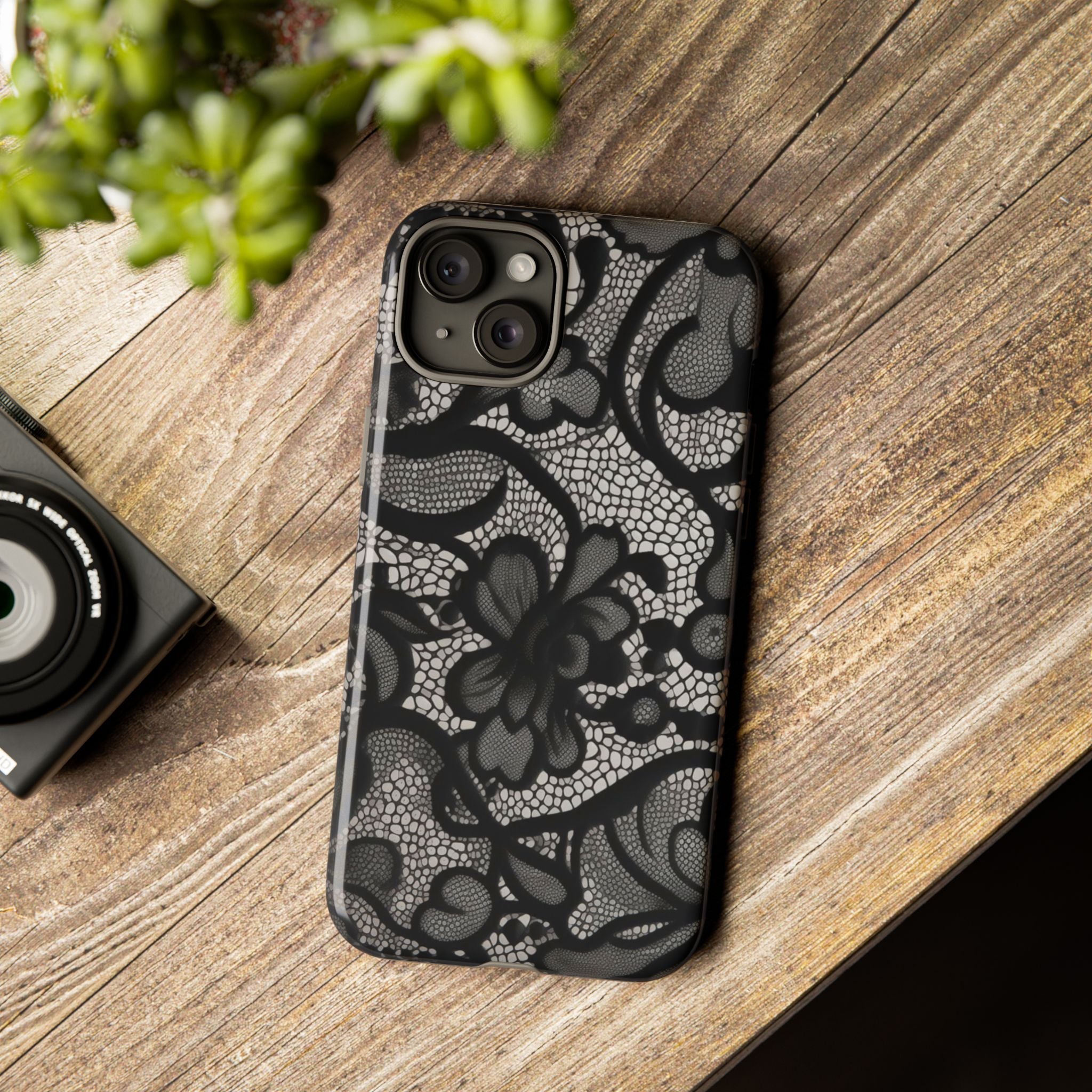 Black Lace Phone Case