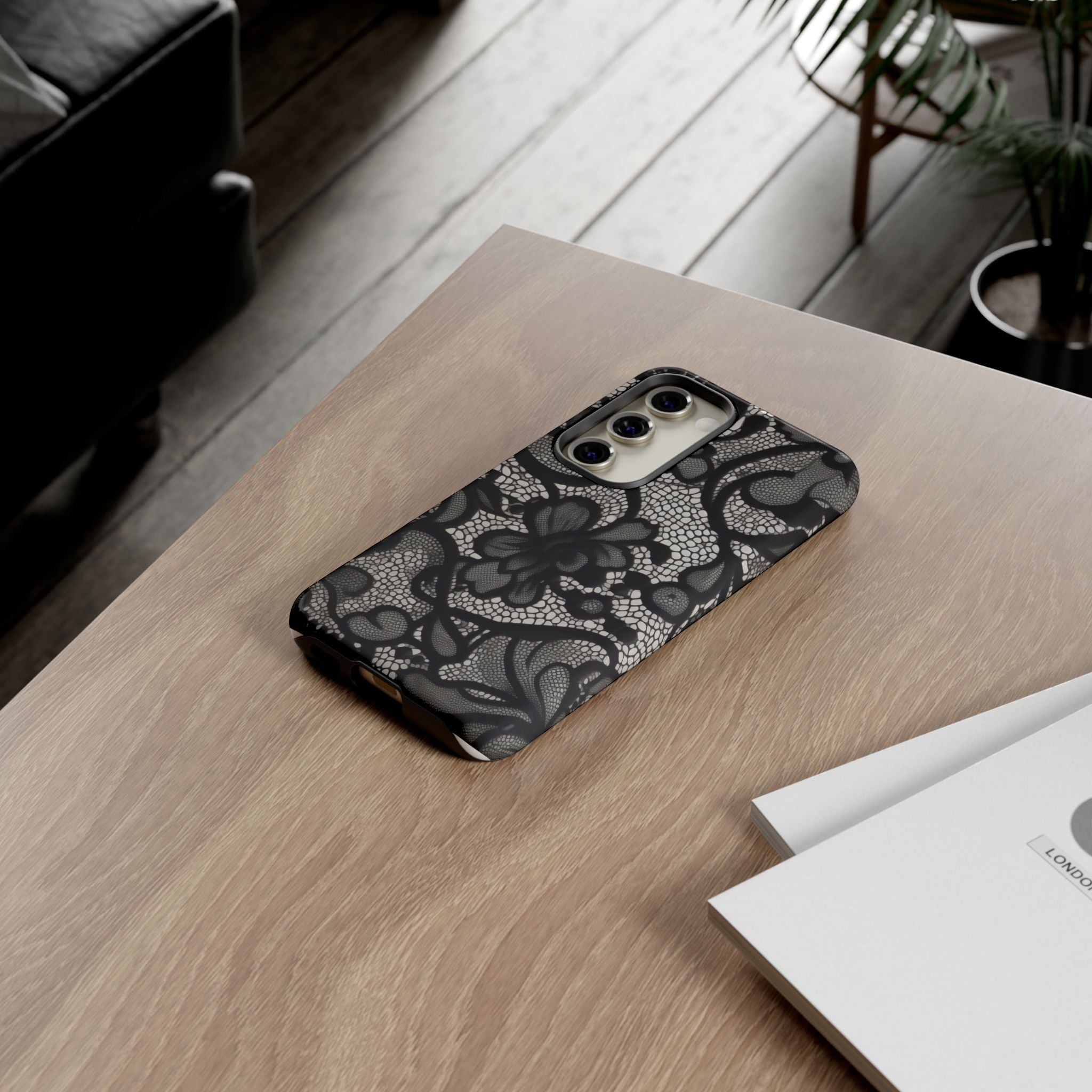 Black Lace Phone Case