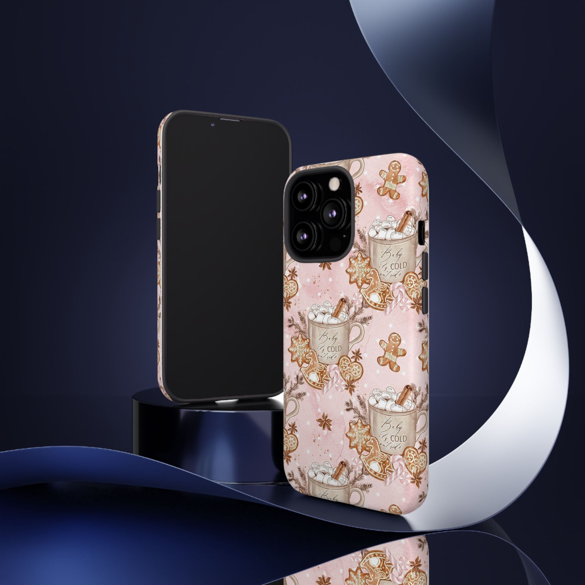 Pink Christmas Phone Case