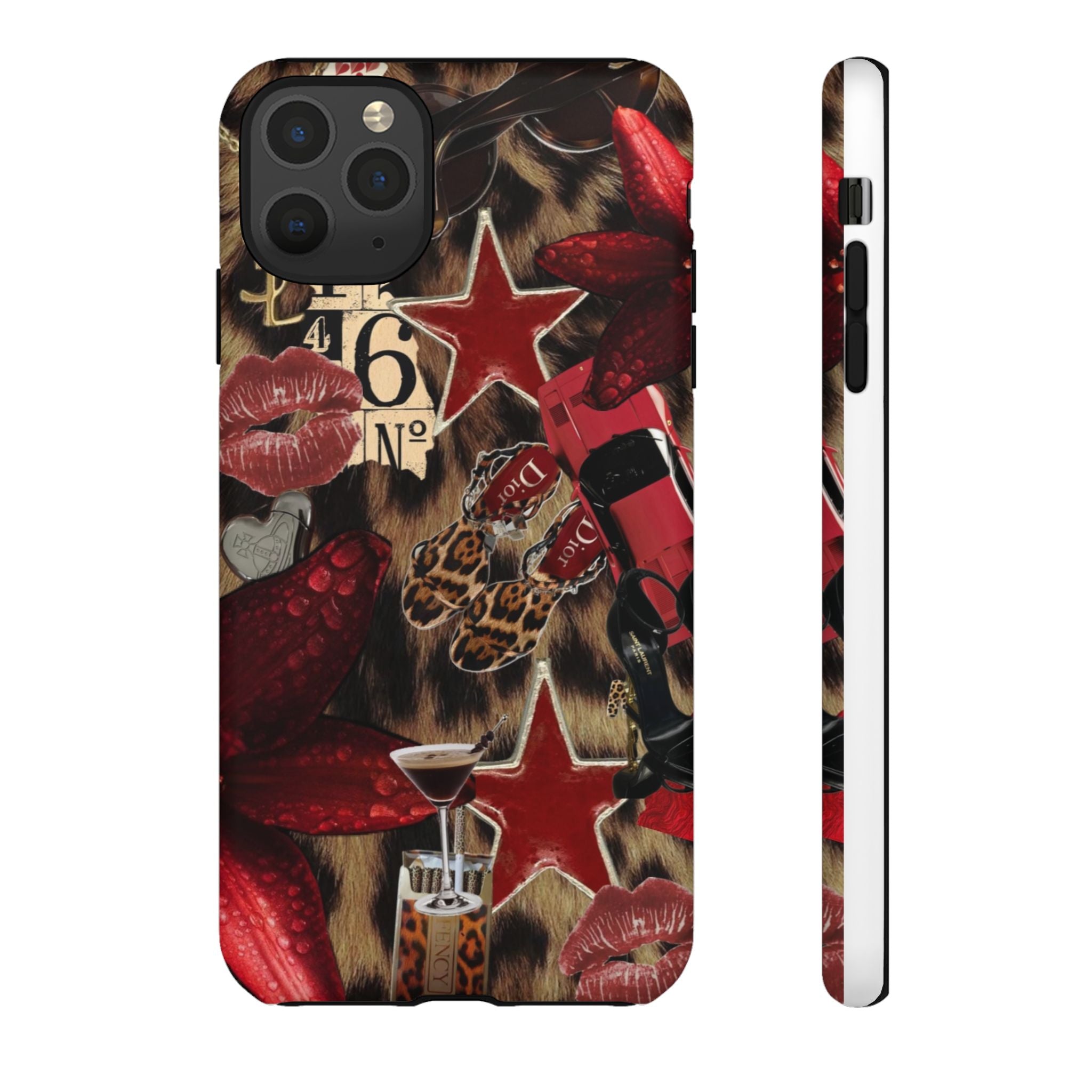 Cheetah Red Phone Case