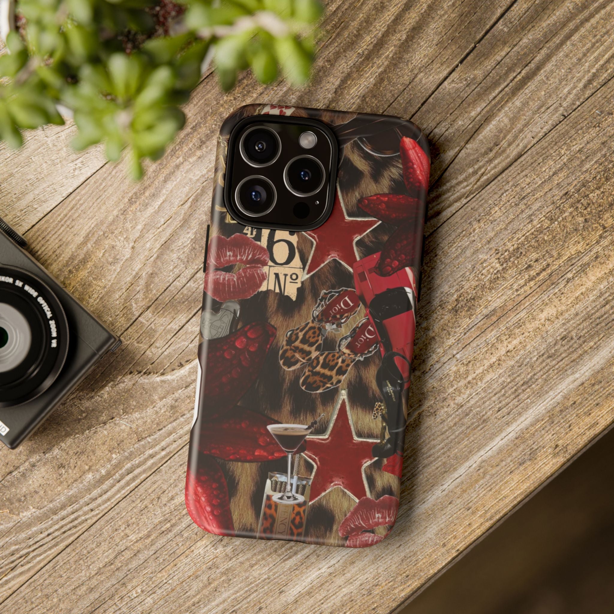 Cheetah Red Phone Case