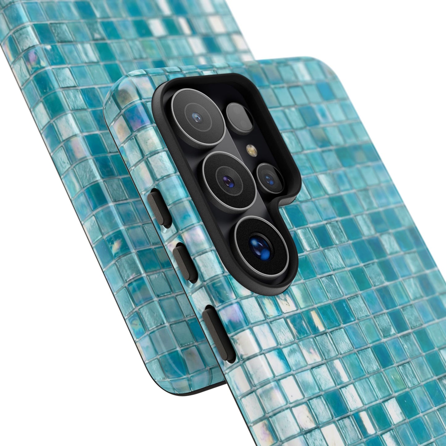 Hot Blue Mosaic Tile Tough Case