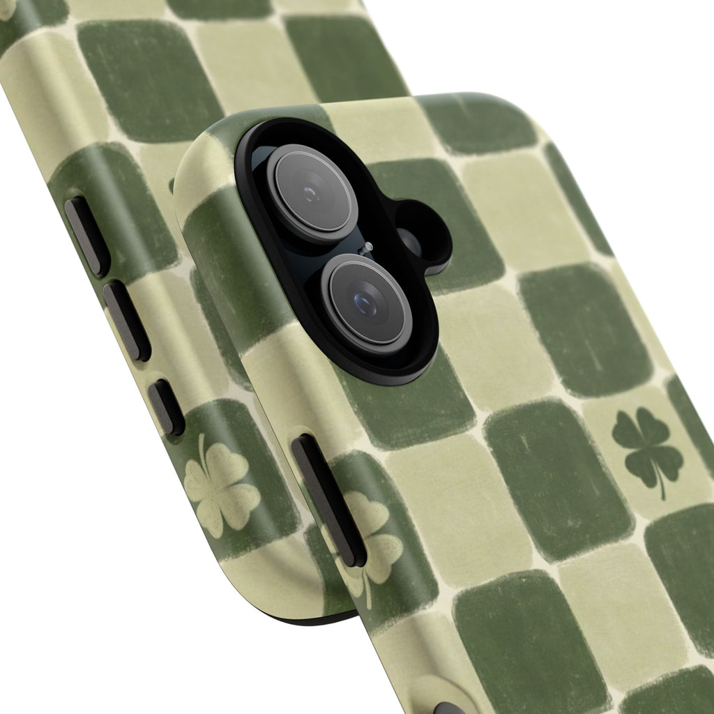 Clover Checker Tough Phone Case