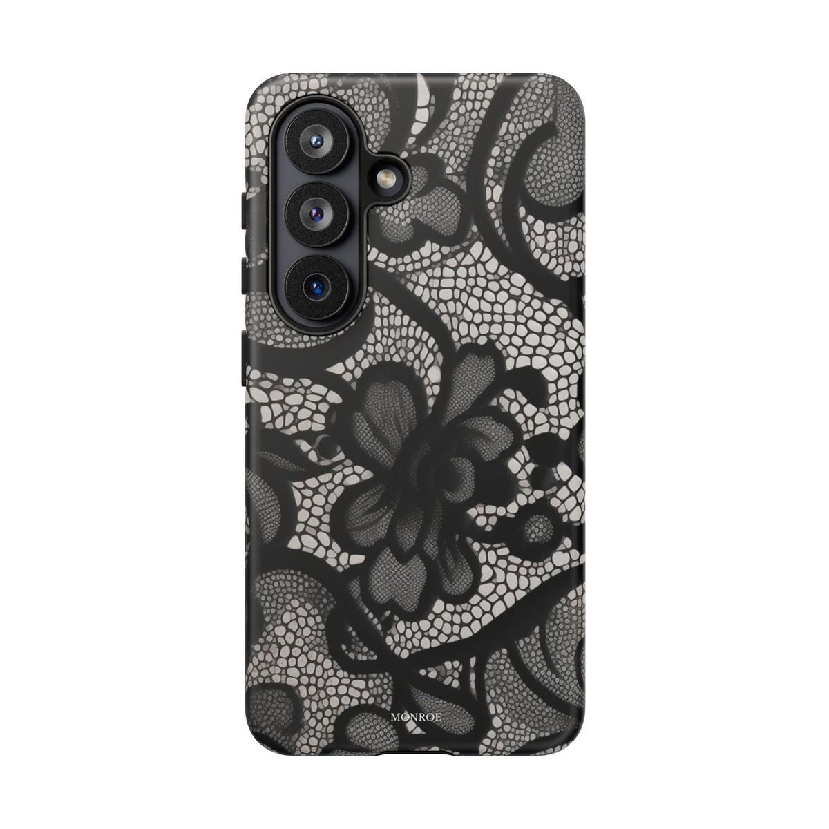 Black Floral Vintage Case