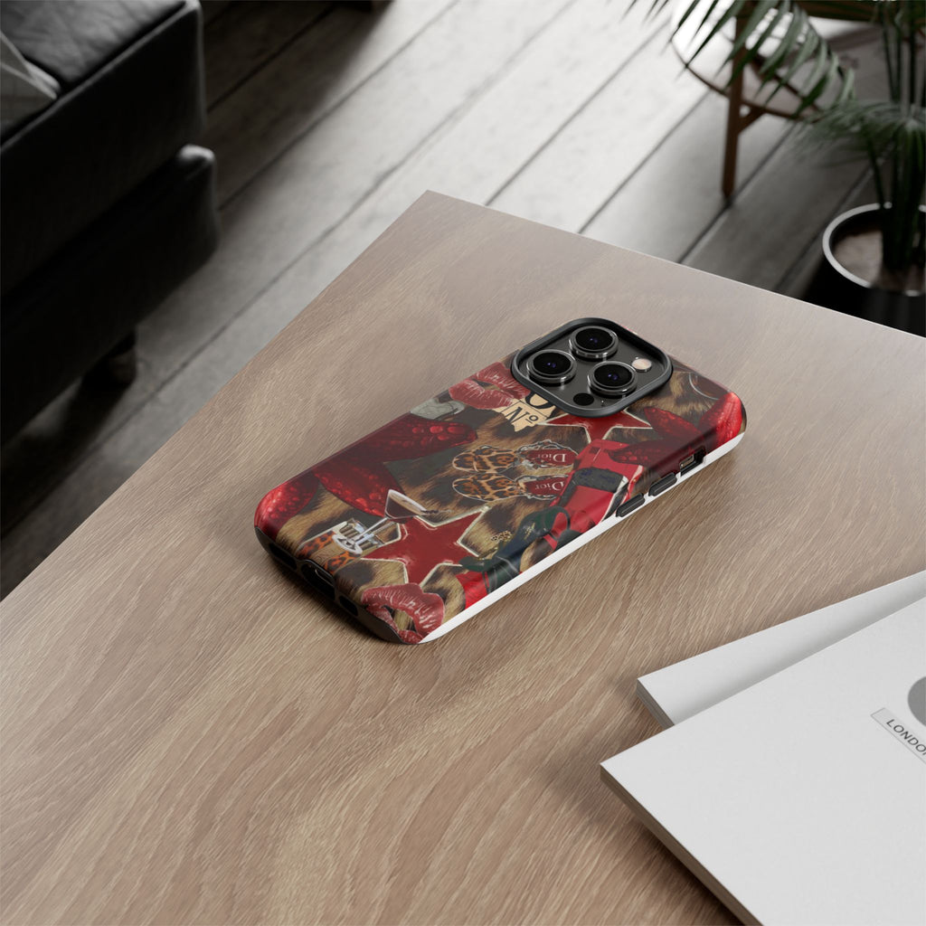 Cheetah Red Phone Case