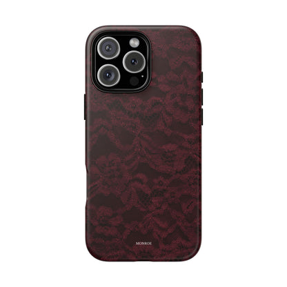 Burgundy Lace Tough Case