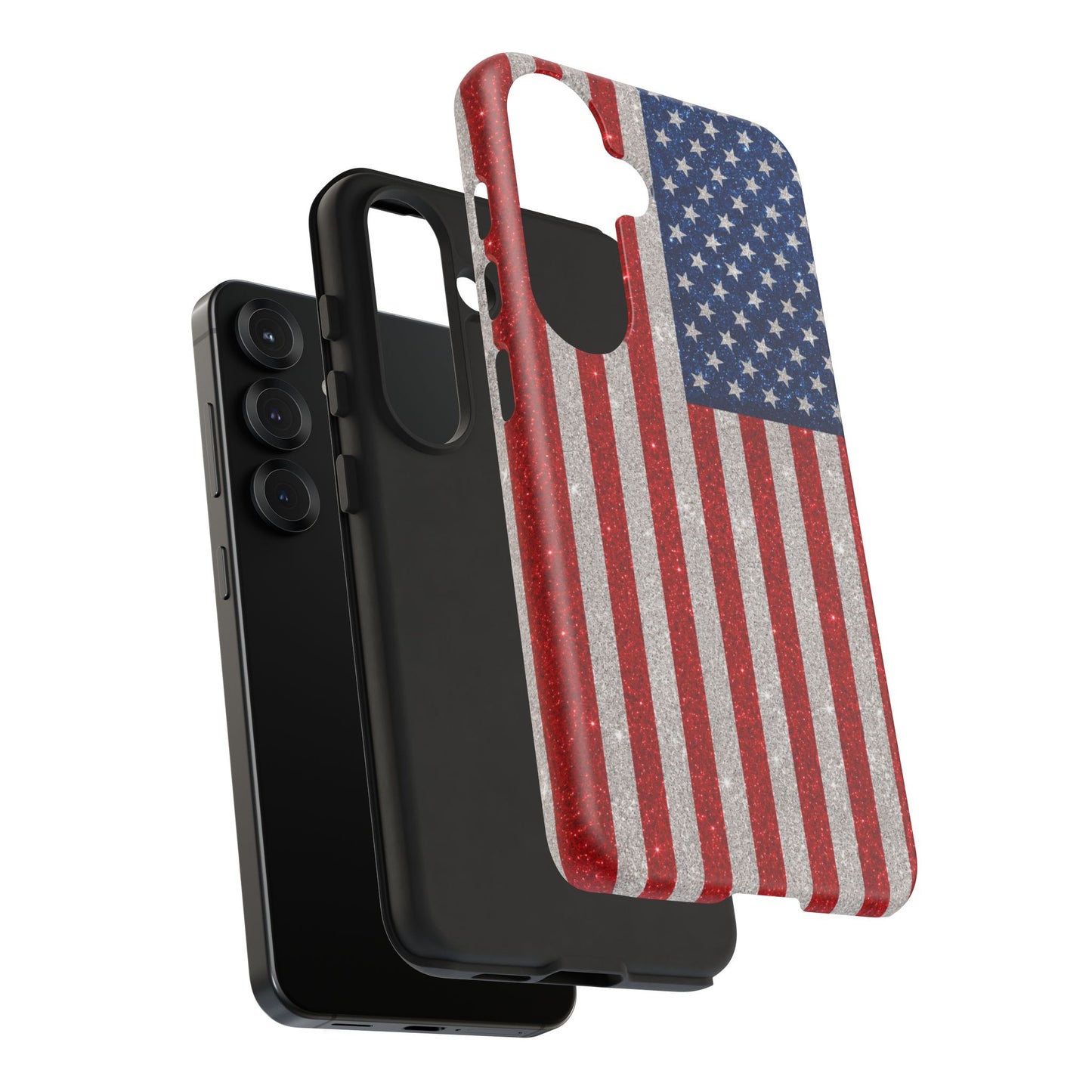America Glitter Tough Case