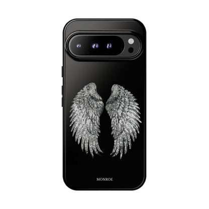 Silver Wings Black Tough Case