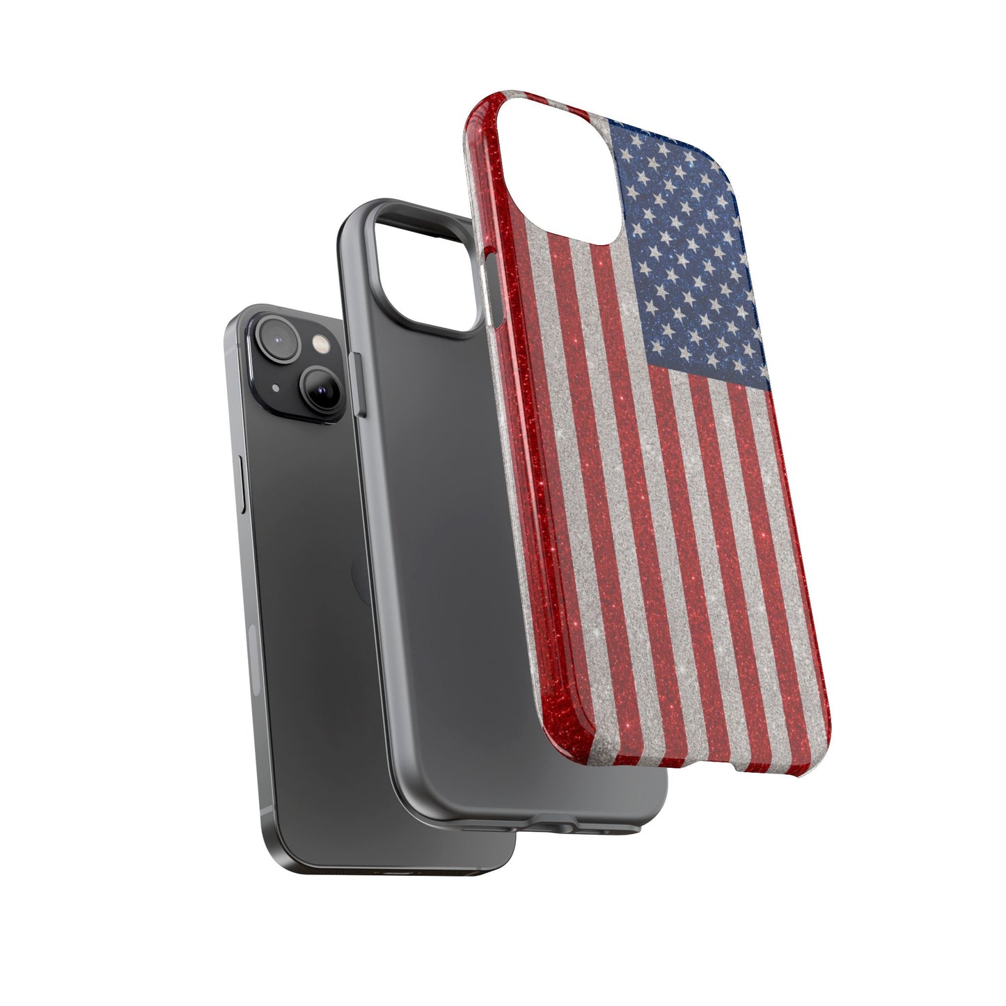 America Glitter Tough Case