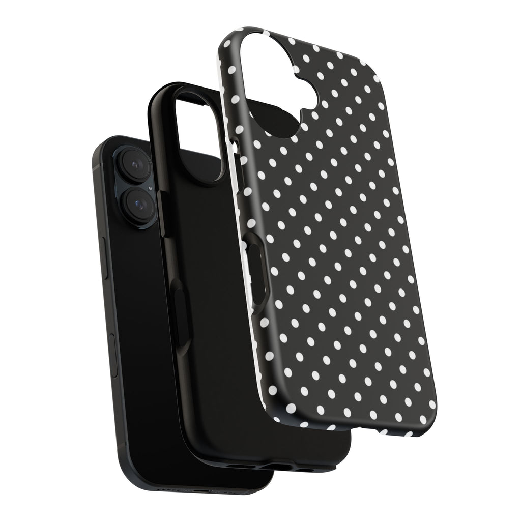Black Polka Dot Phone Case