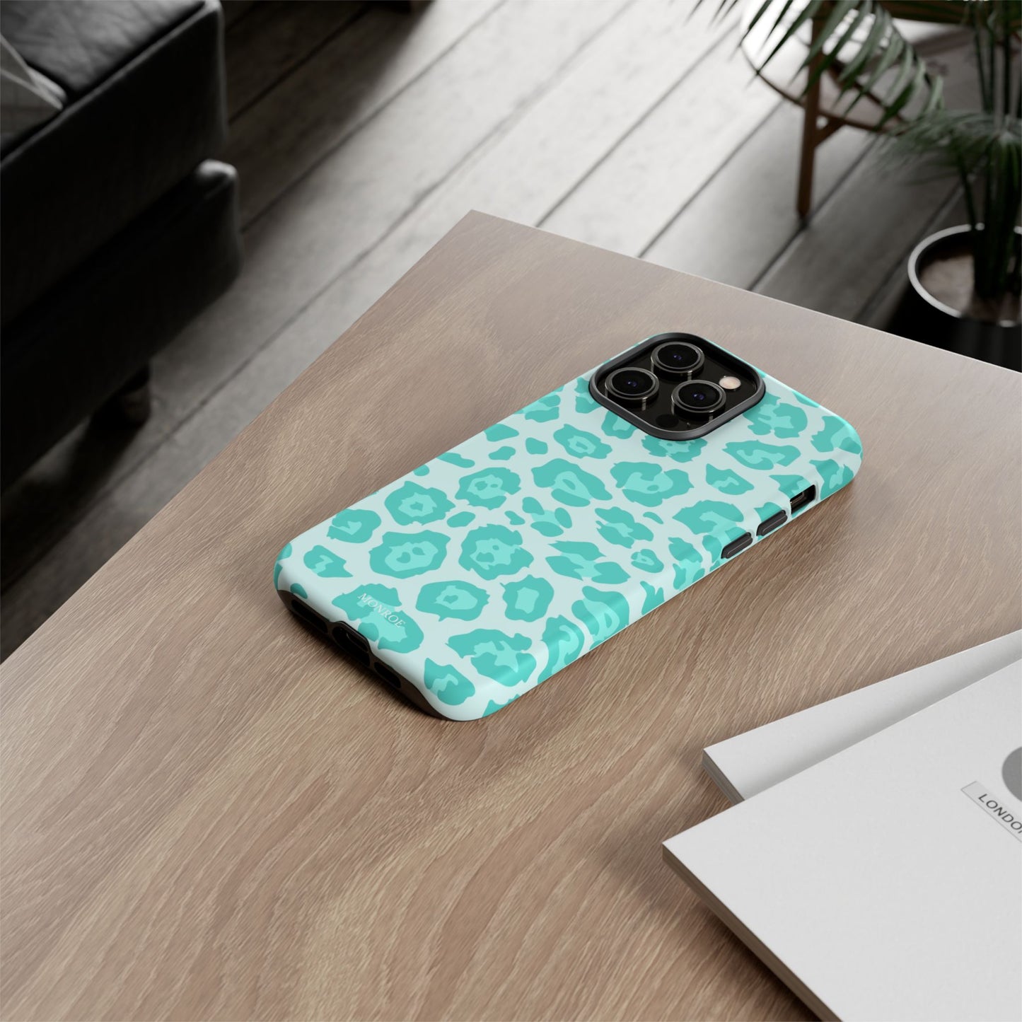 Teal Leopard Tough Case