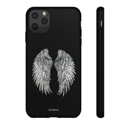 Silver Wings Black Tough Case