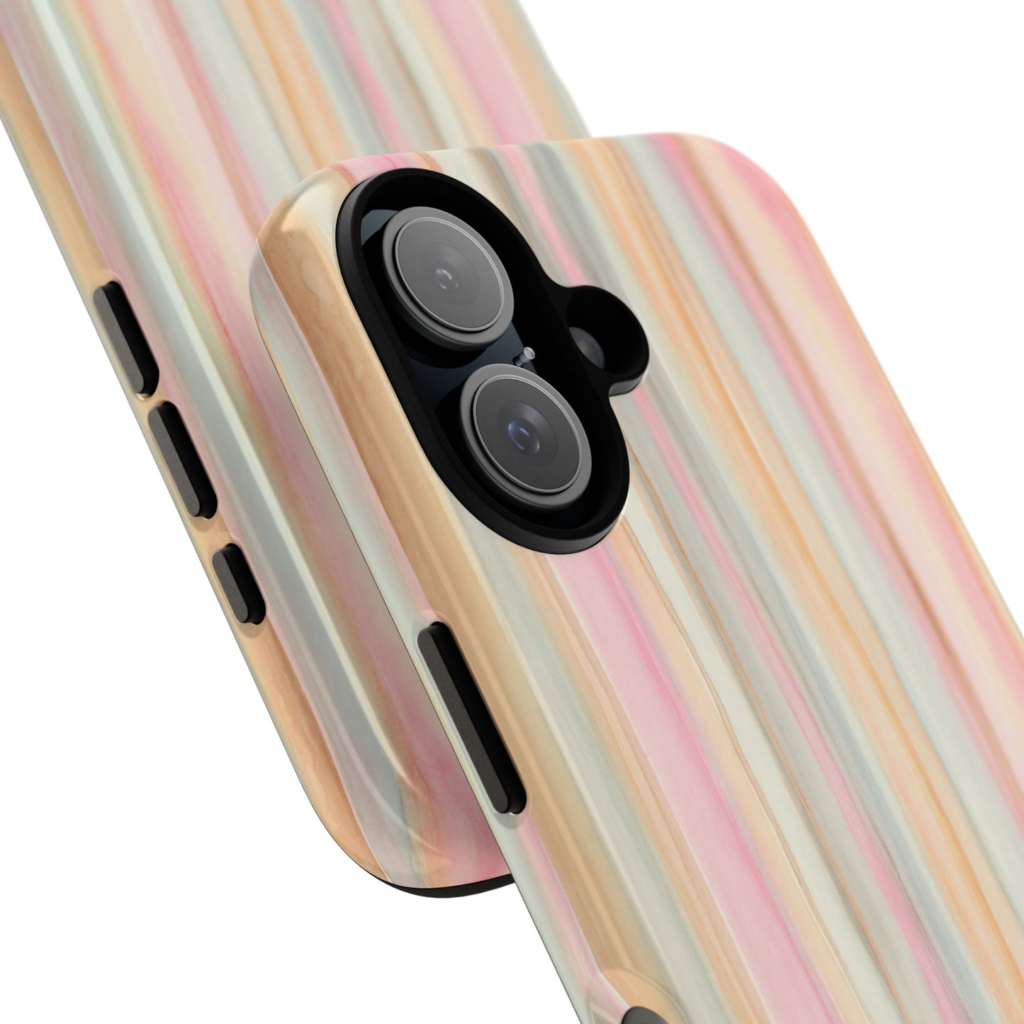 Pastel Watercolor Stripe Tough Case