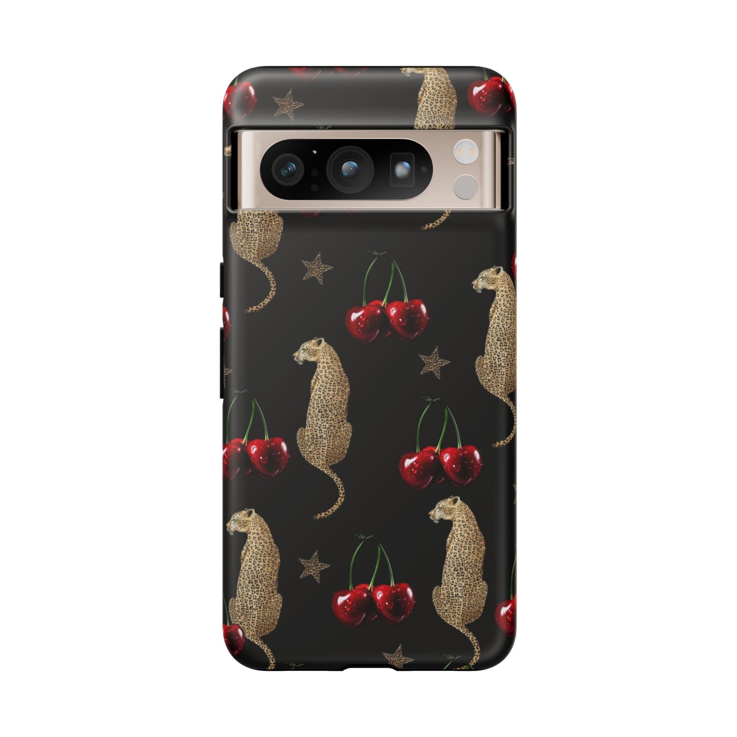 Leopard & Cherry Tough Case