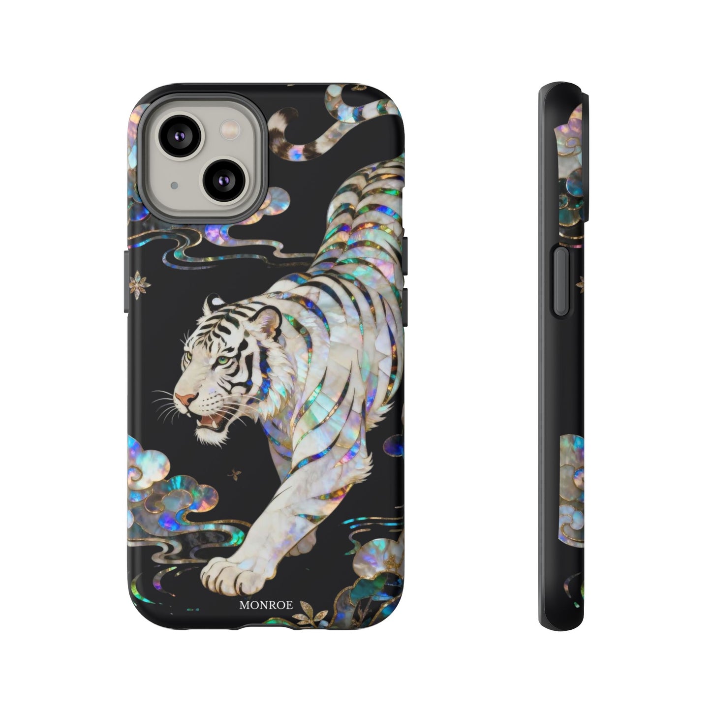 Iridescent White Tiger Tough Case