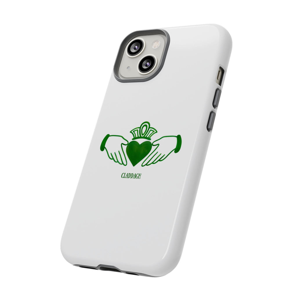 Irish Claddagh Symbol Green Tough Case