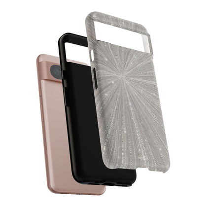 Sparkling Silver Burst Tough Case