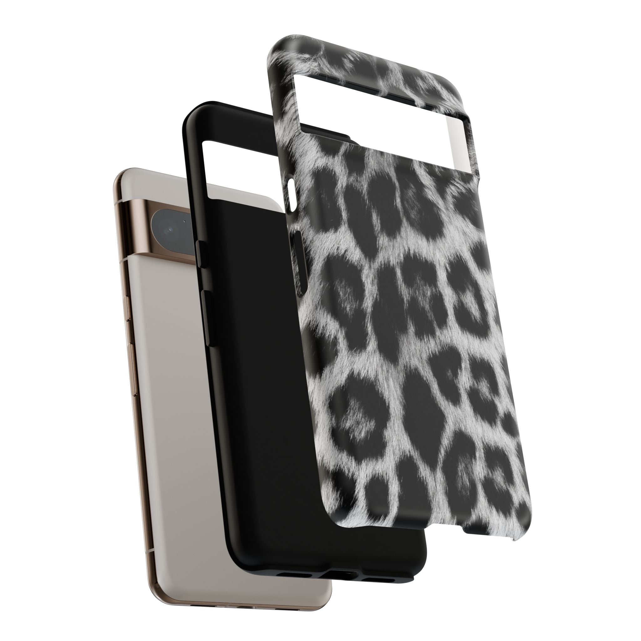 B&W Leopard Phone Case