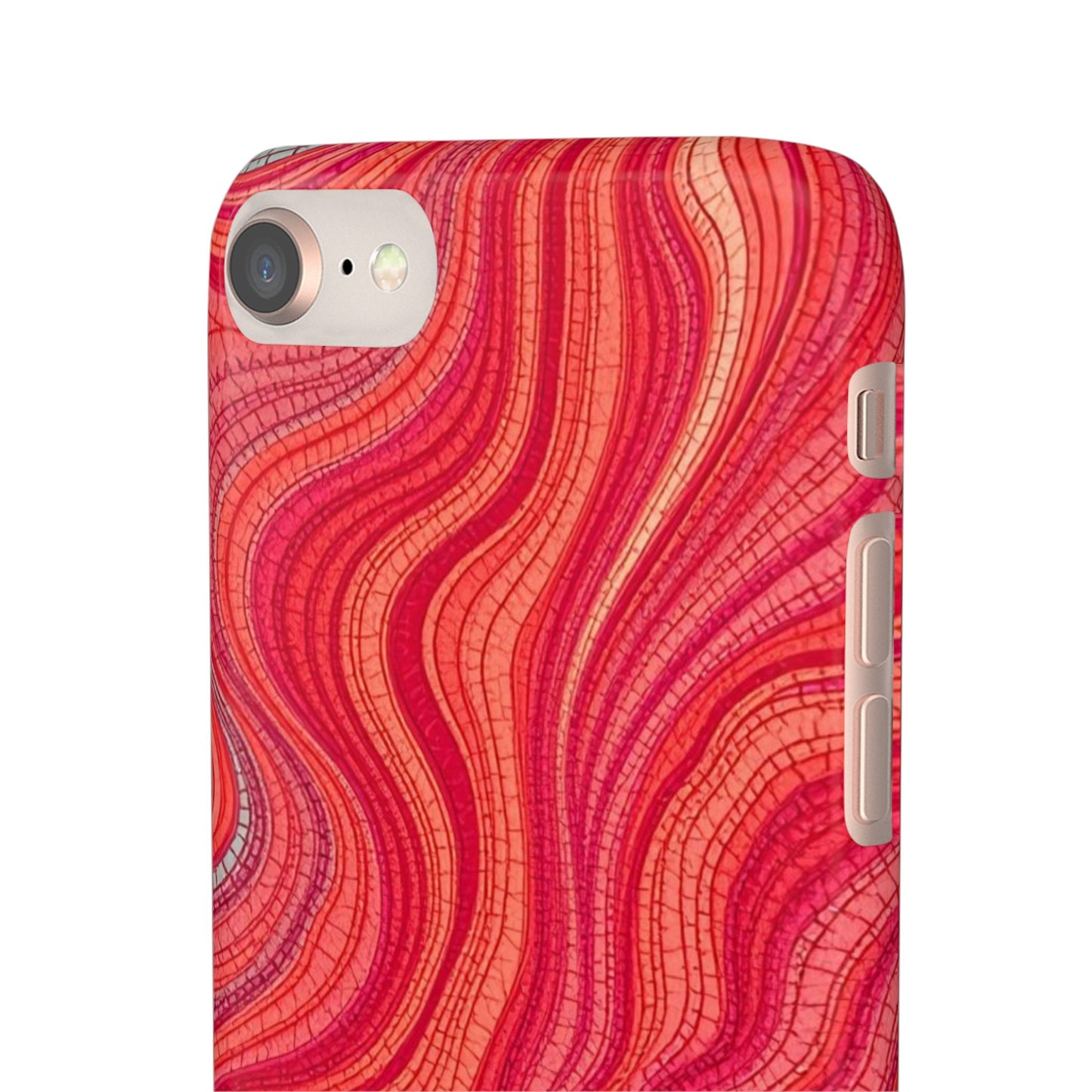 Retro Wavy Red Case
