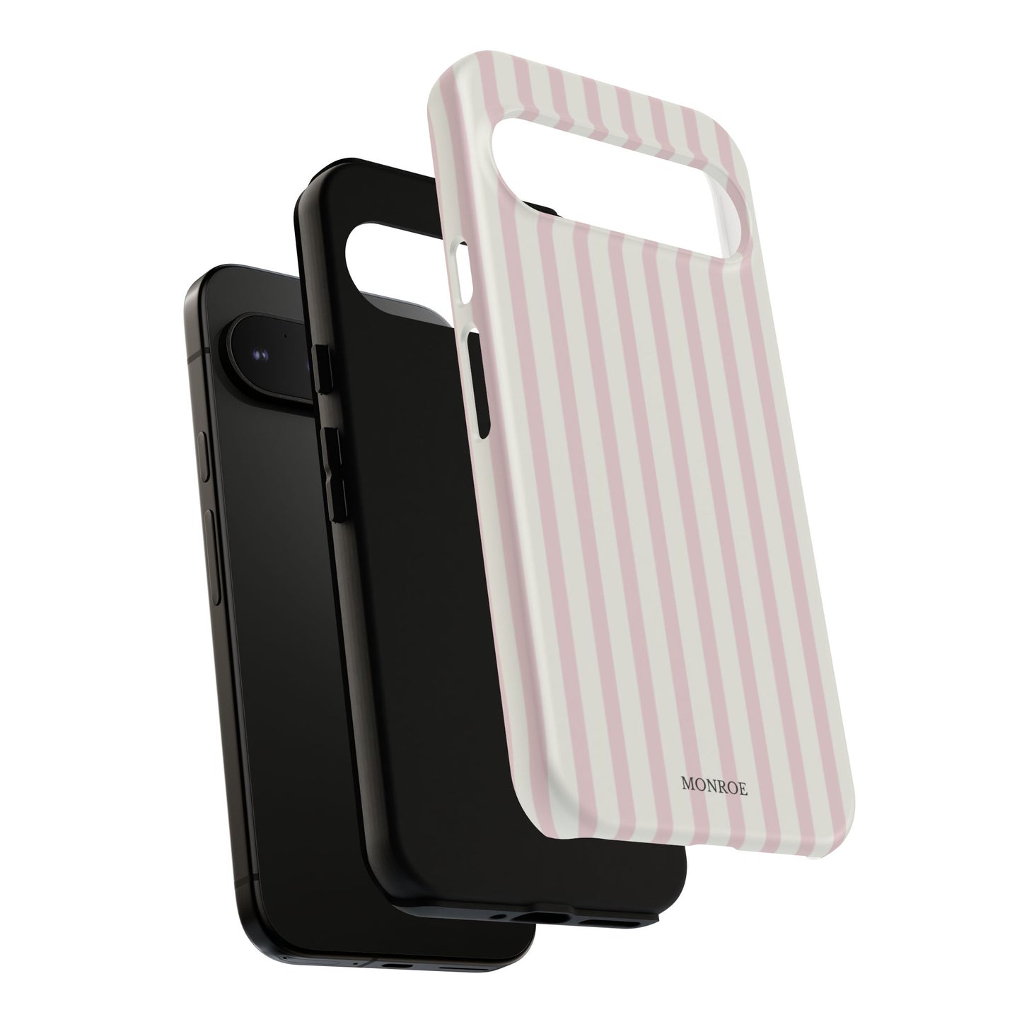 Light Pink Stripe Tough Phone Case