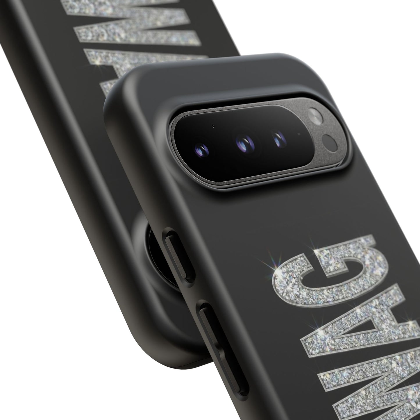 “#SWAG” Black Bling Tough Case
