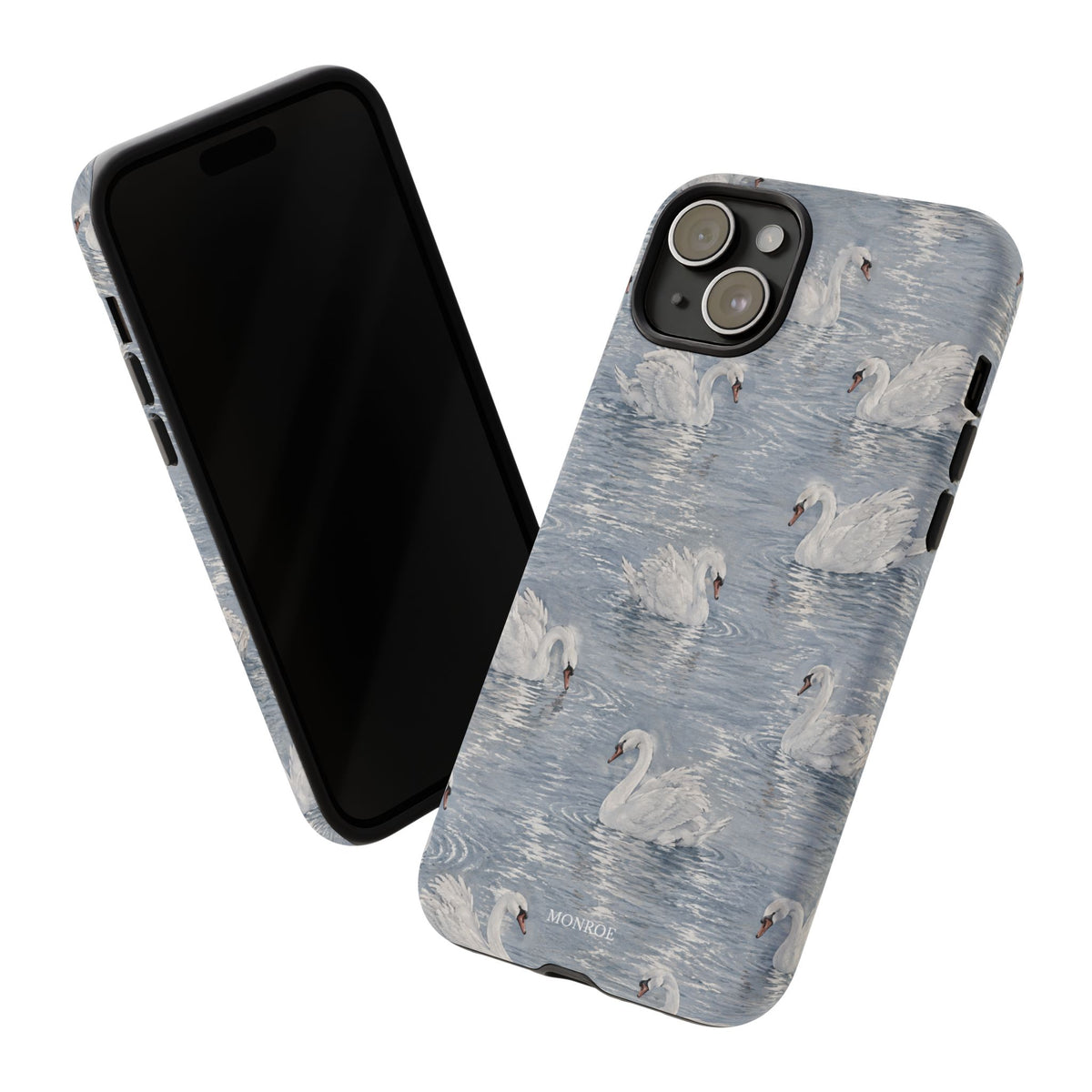 Swan Pattern Tough Case